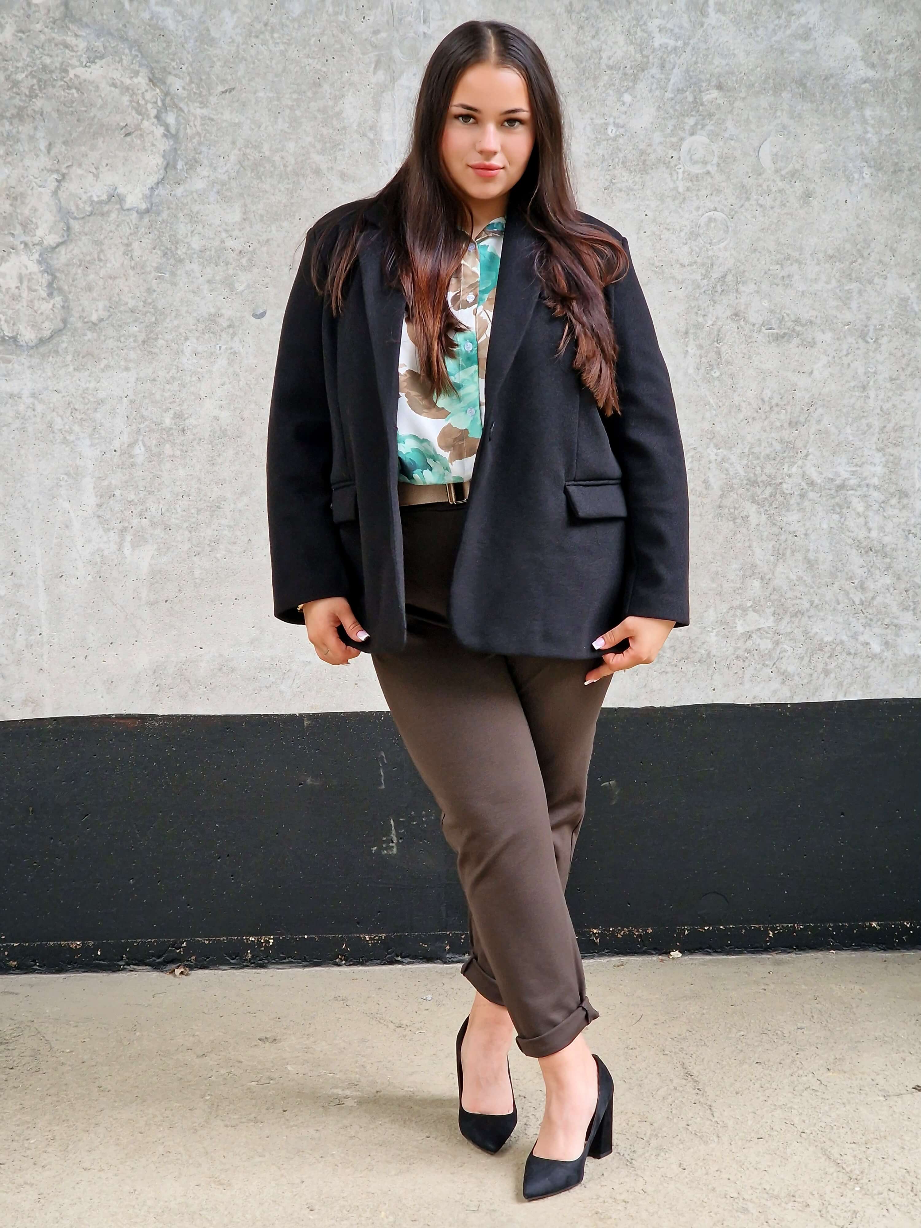 Klasyczna marynarka oversize Stylowa XL