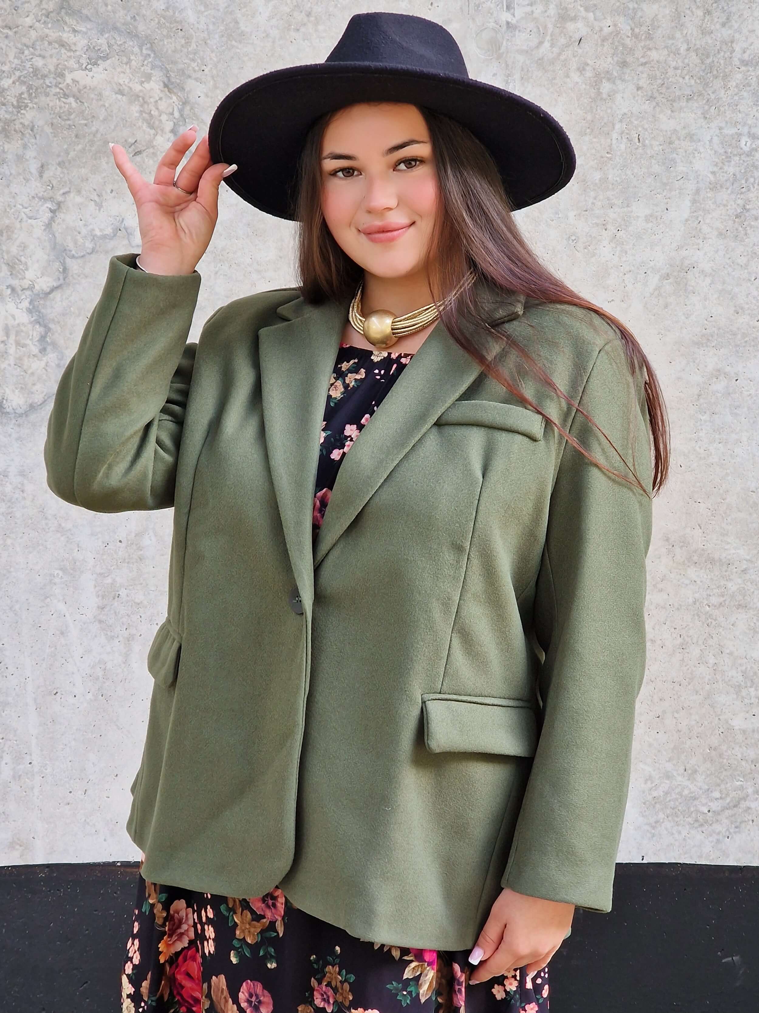 Klasyczna marynarka oversize Stylowa XL