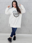 Bluza plus size z aplikacją BB – komfort i styl w rozmiarze XXL Stylowa XL