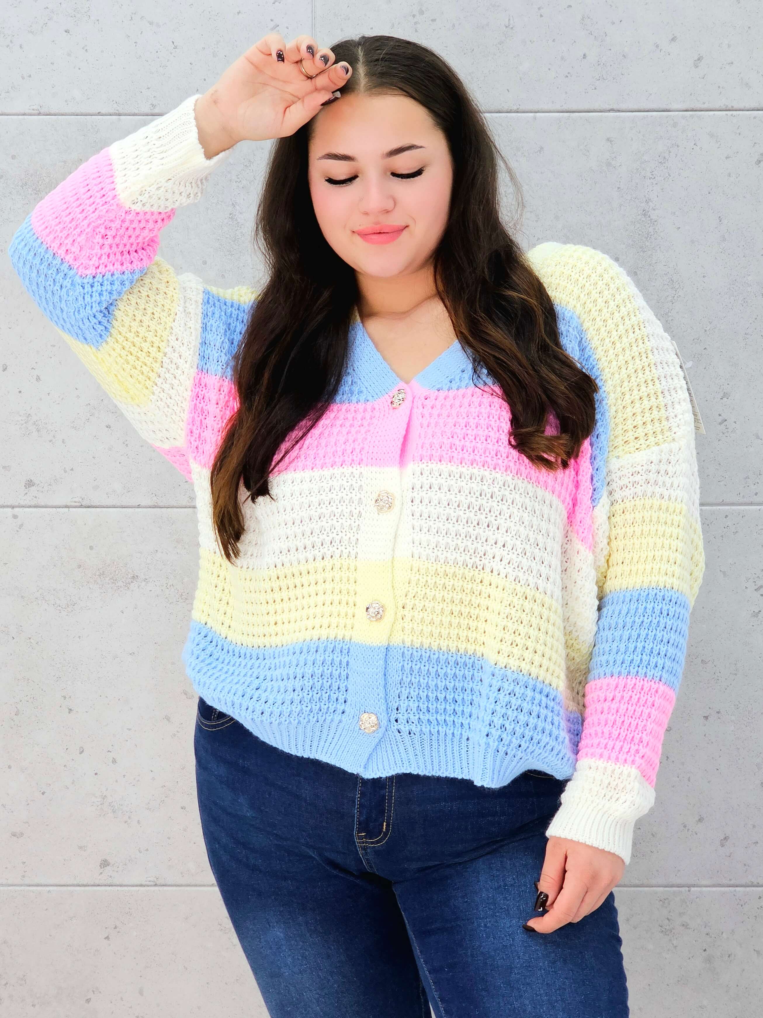 Sweter Plus Size StylowaXL – Kolor, Komfort i Styl dla Kobiet XXL Stylowa XL