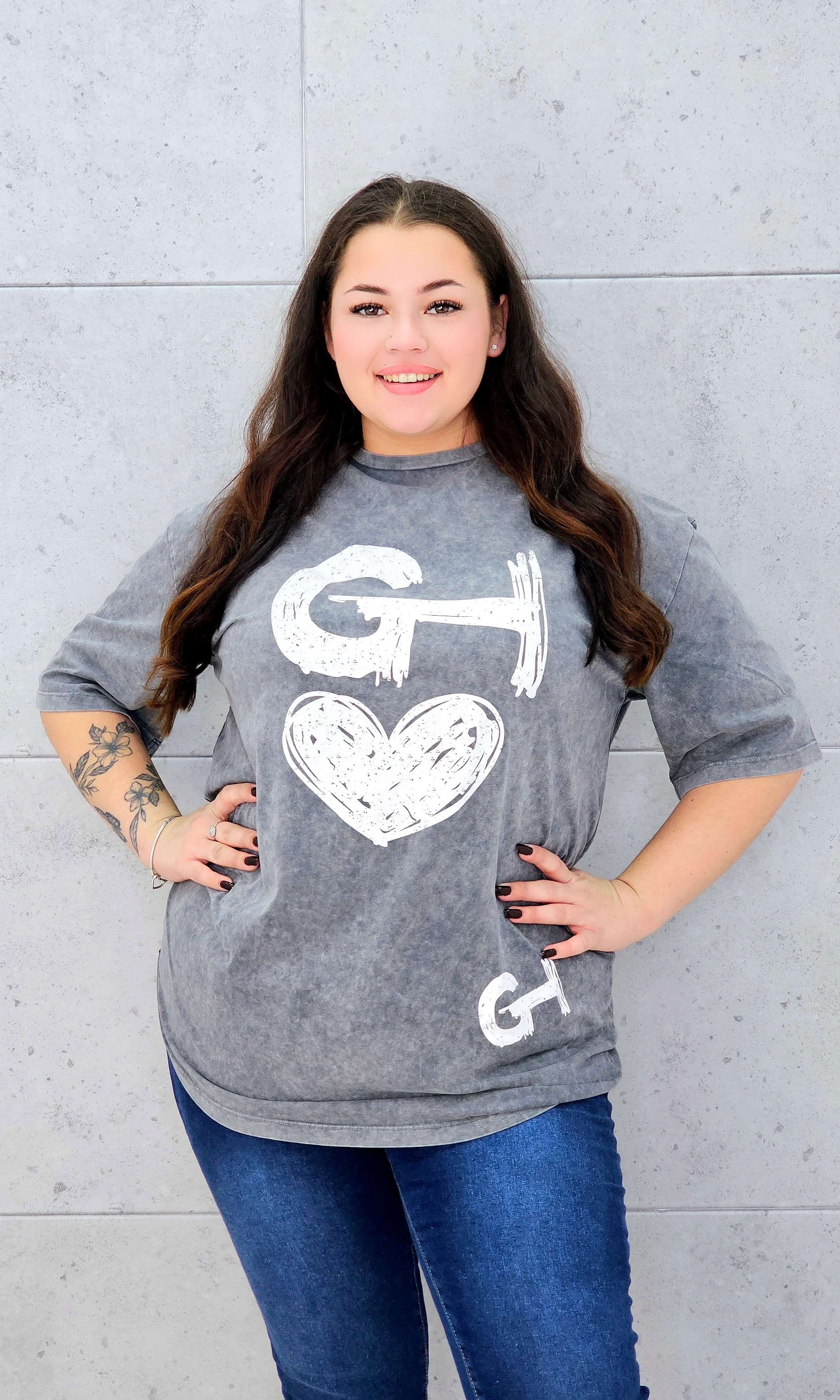 Wyjątkowa Bluzka z Artystycznym Nadrukiem - w 4 kolorach Stylowa XL