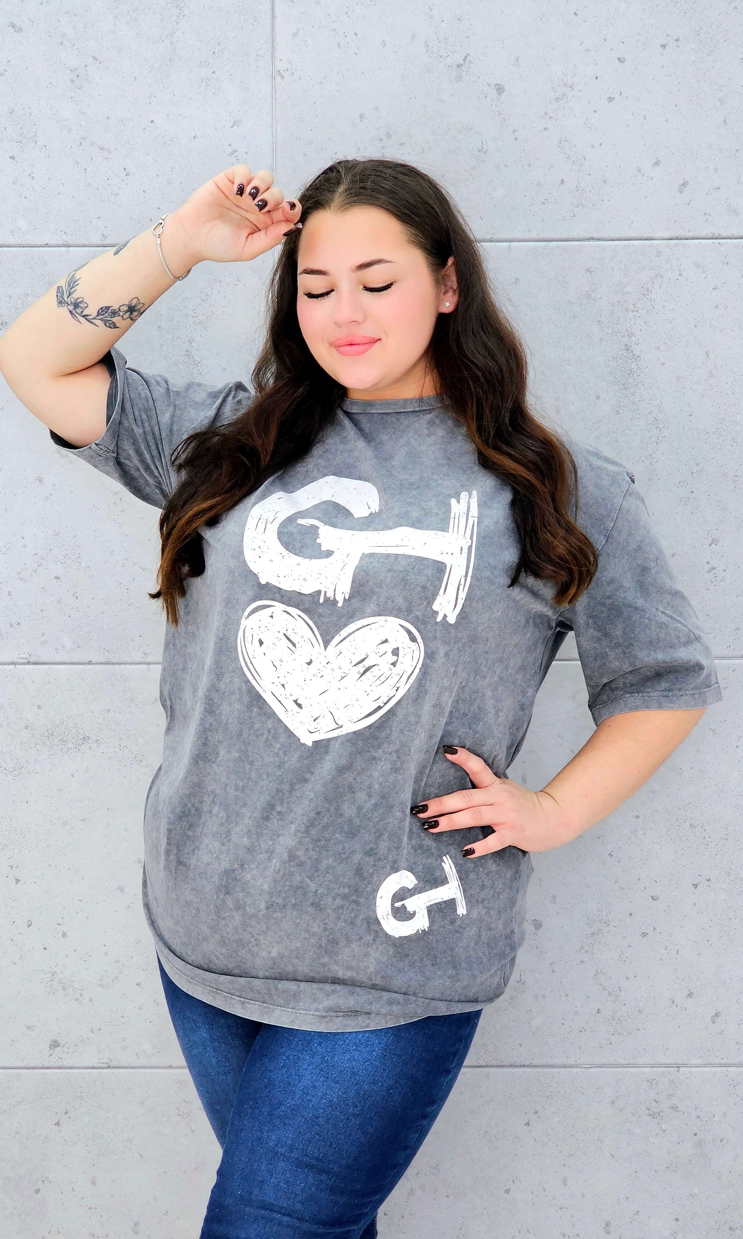 Wyjątkowa Bluzka z Artystycznym Nadrukiem - w 4 kolorach Stylowa XL