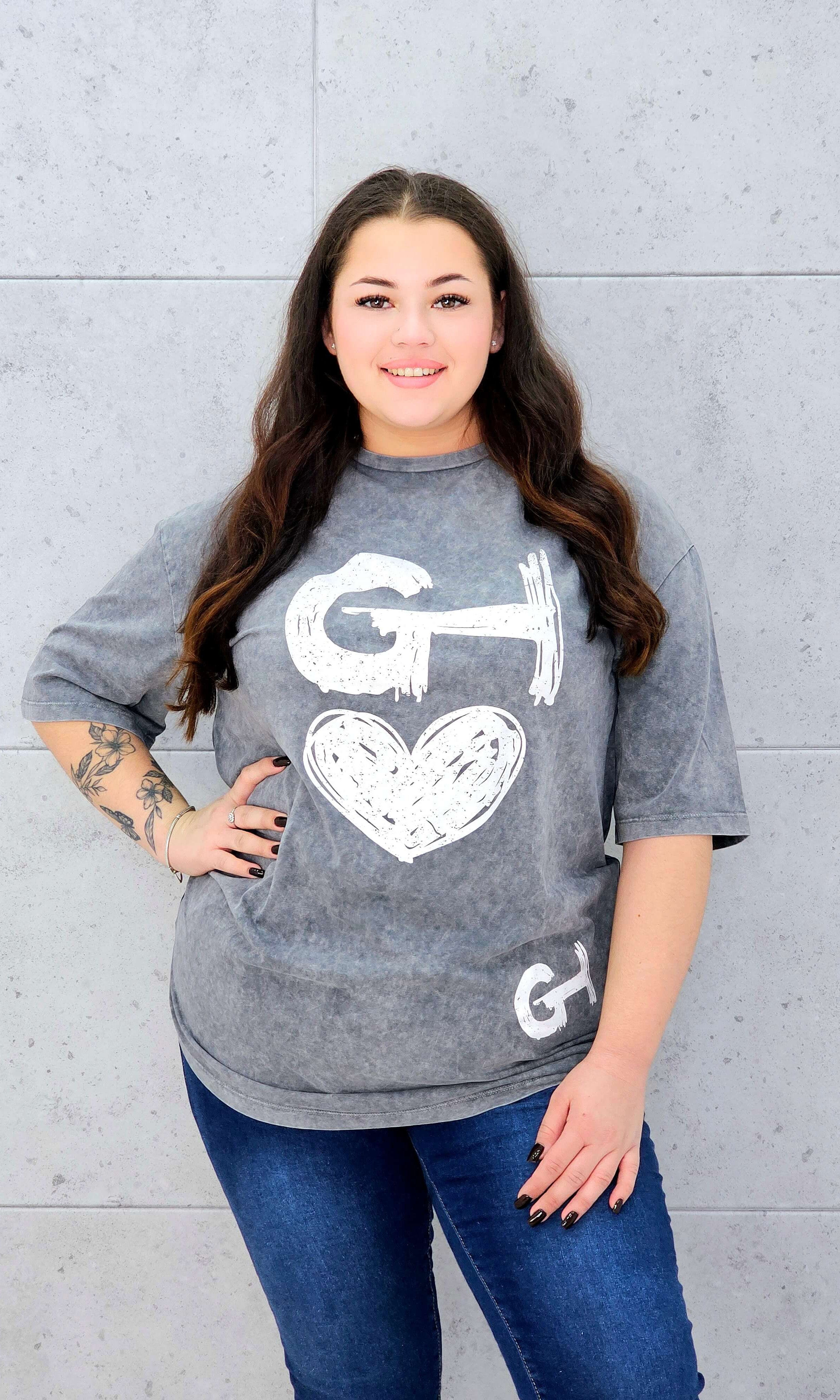 Wyjątkowa Bluzka z Artystycznym Nadrukiem - w 4 kolorach Stylowa XL