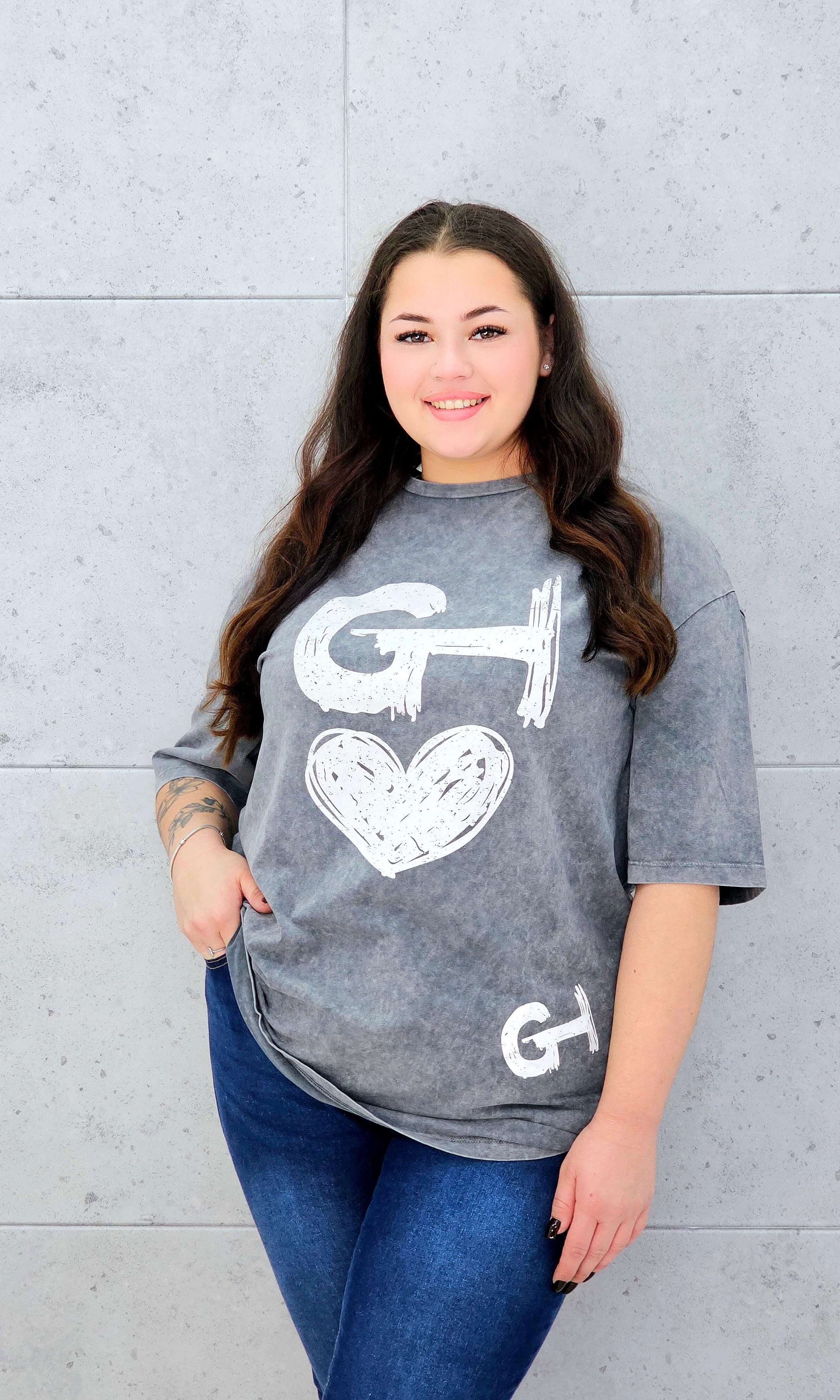 Wyjątkowa Bluzka z Artystycznym Nadrukiem - w 4 kolorach Stylowa XL