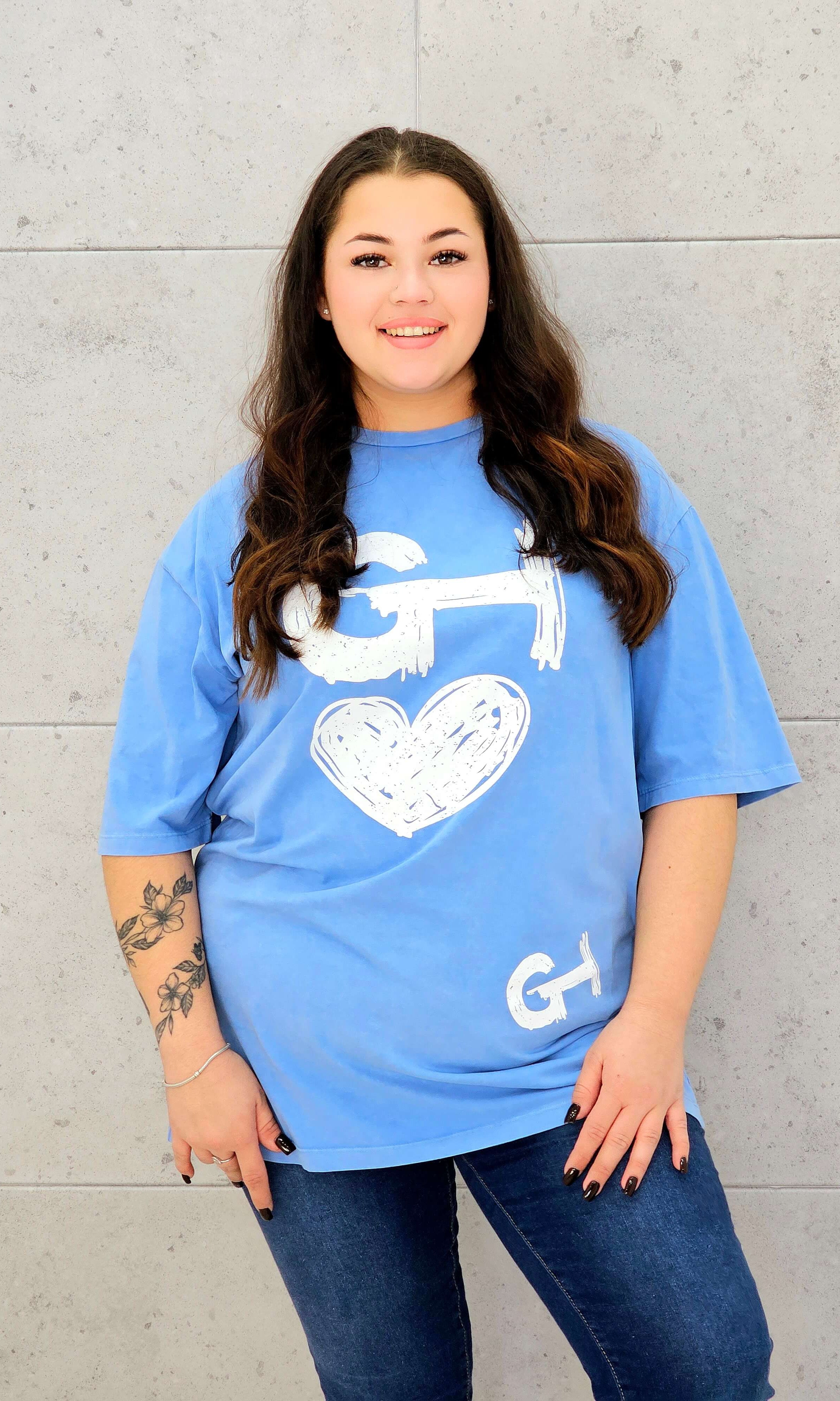 Wyjątkowa Bluzka z Artystycznym Nadrukiem - w 4 kolorach Stylowa XL