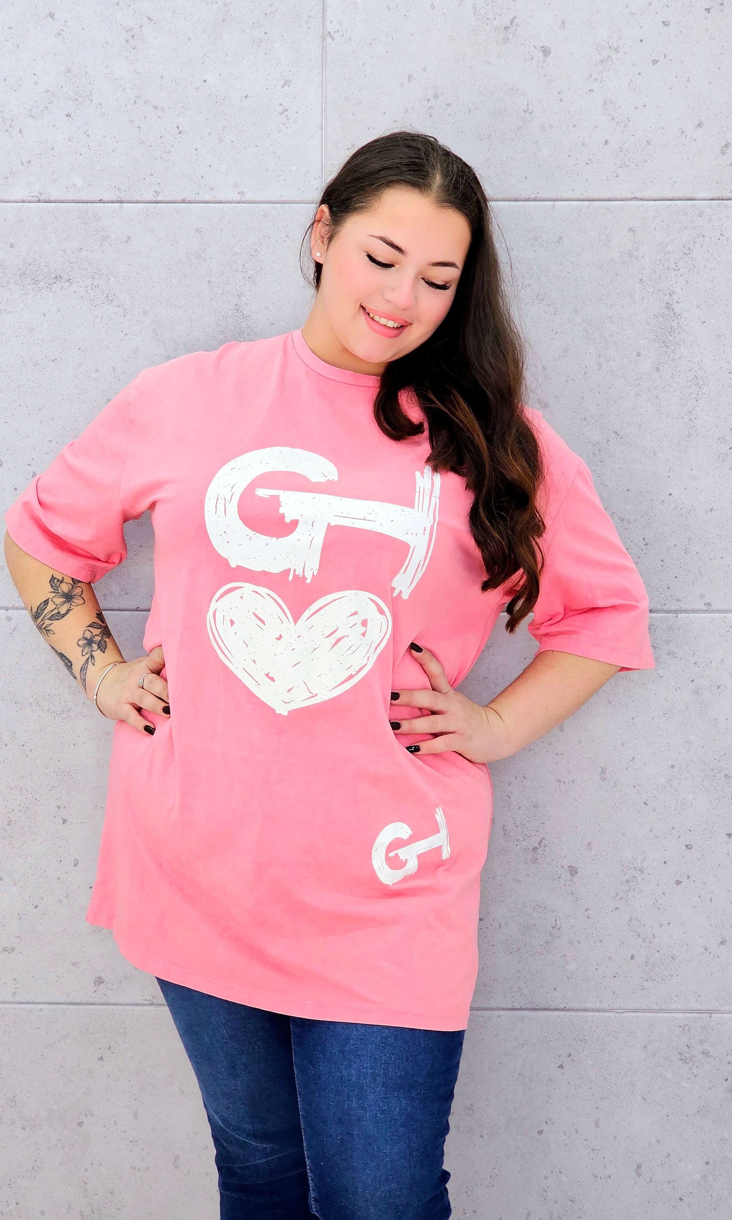 Wyjątkowa Bluzka z Artystycznym Nadrukiem - w 4 kolorach Stylowa XL