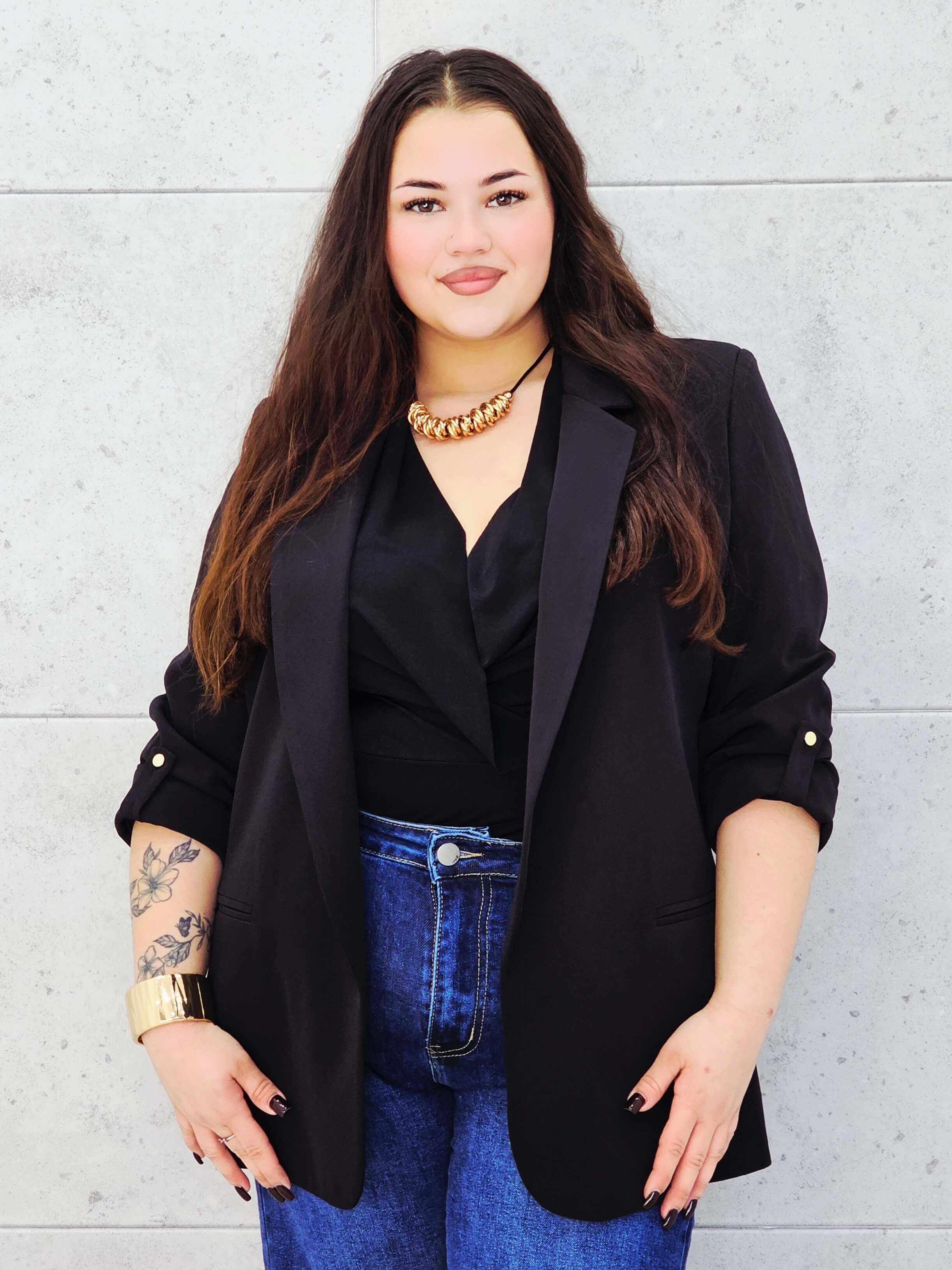 Marynarka czarna od przody