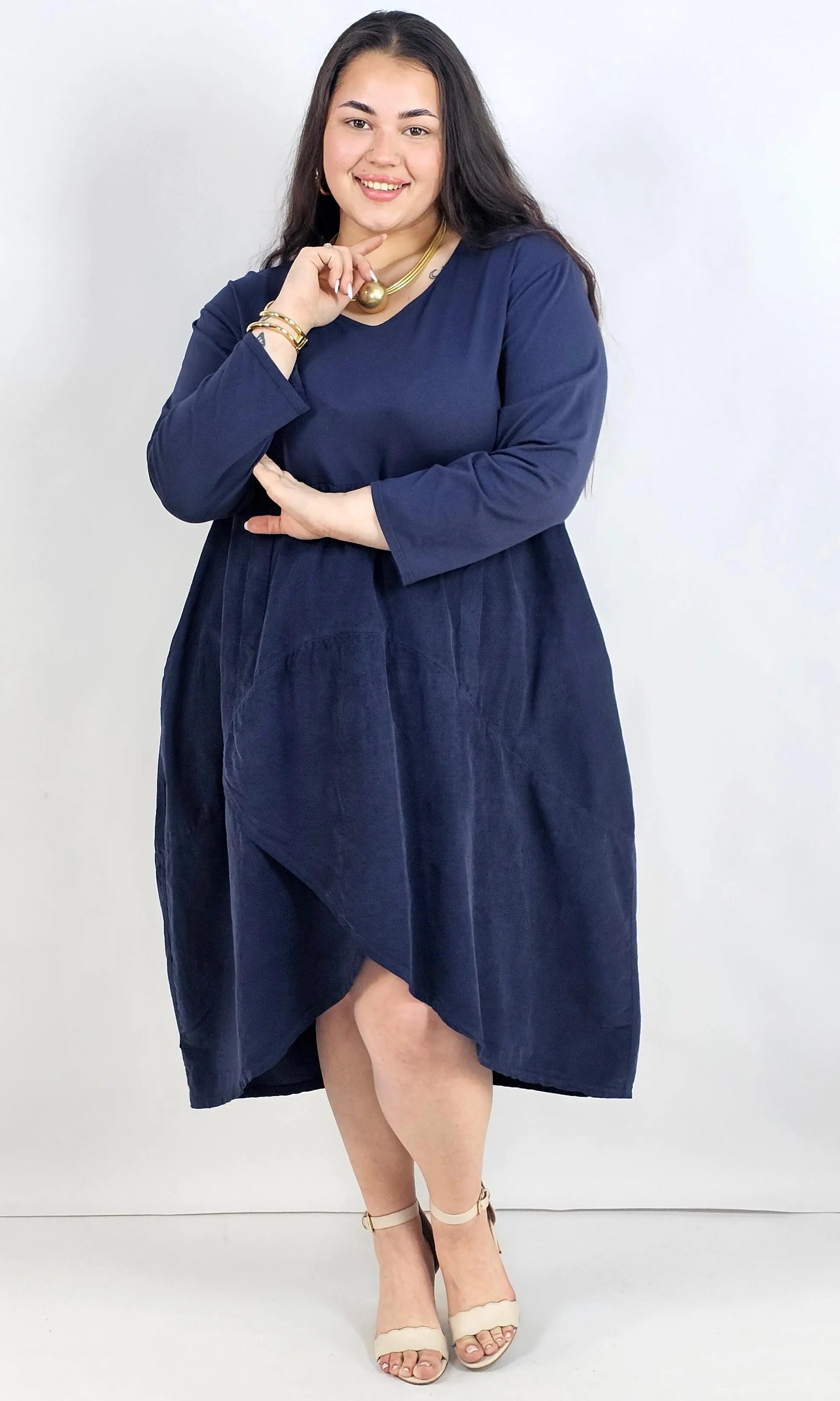 Asymetryczna Sukienka Plus Size StylowaXL – Swobodna Elegancja dla Kobiet XXL Stylowa XL