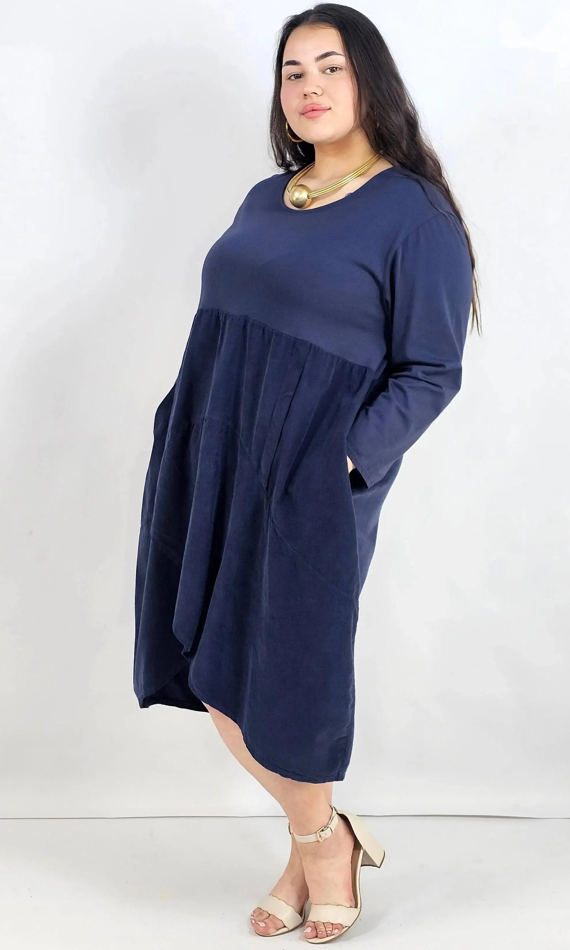 Asymetryczna Sukienka Plus Size StylowaXL – Swobodna Elegancja dla Kobiet XXL Stylowa XL