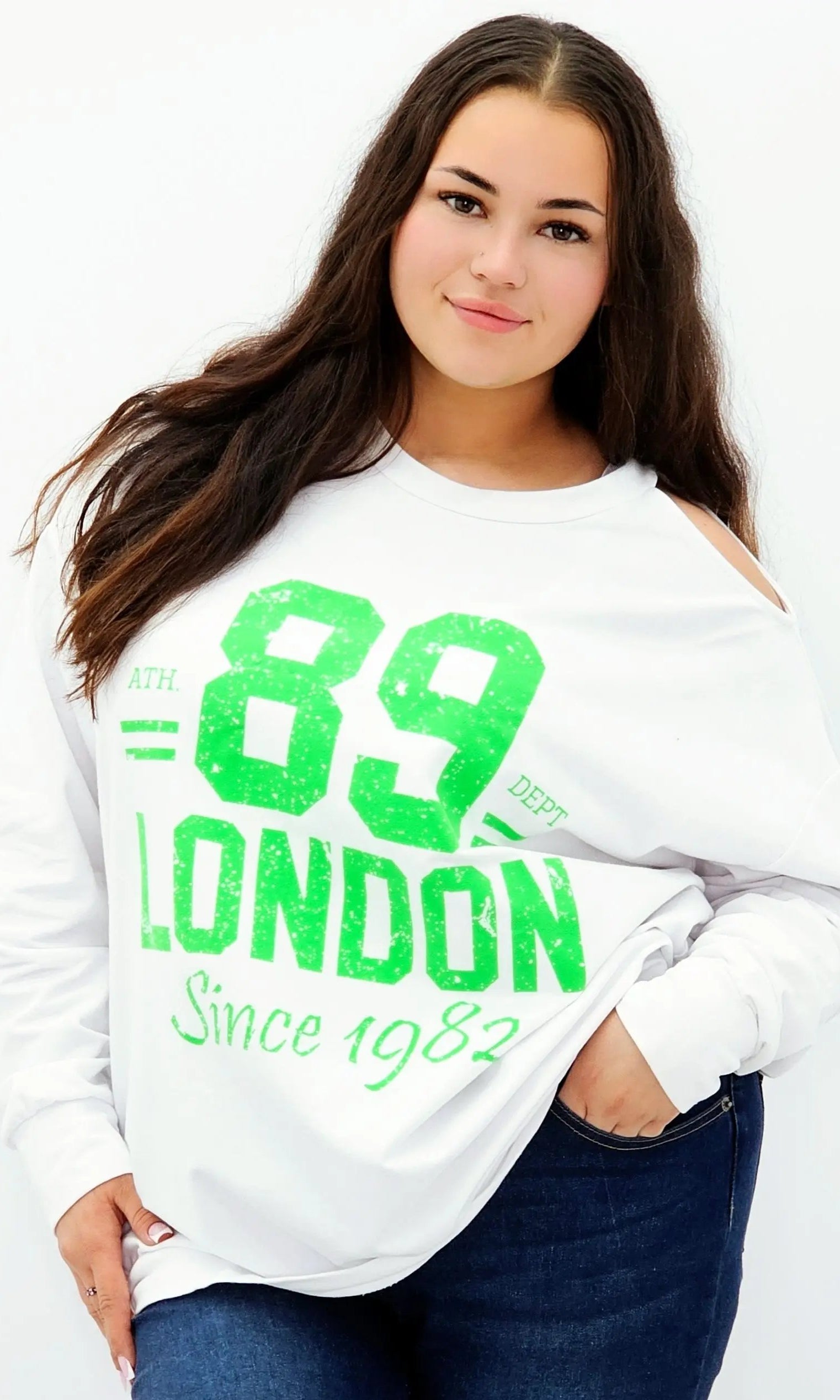 Bluza Damska z Nadrukiem Stylowa XL