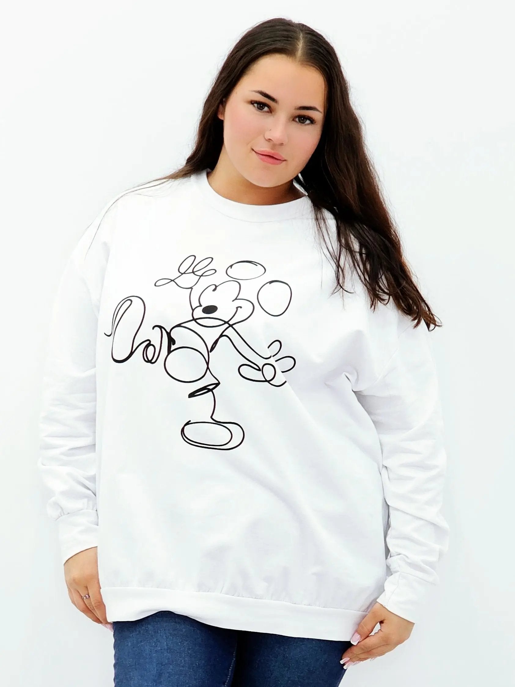 Bluza Damska z Nadrukiem Stylowa XL