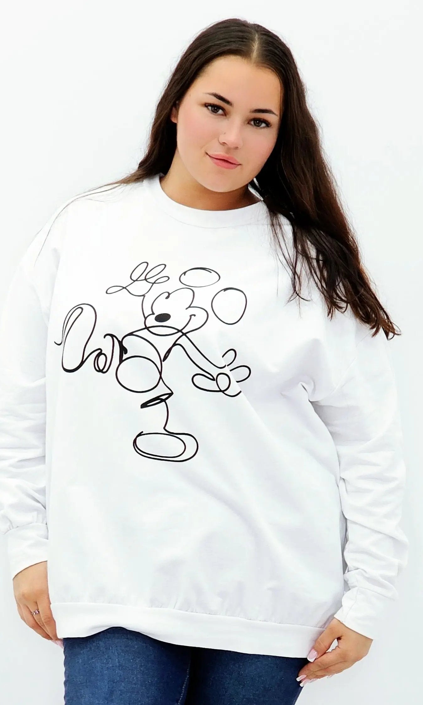 Bluza Damska z Nadrukiem Stylowa XL