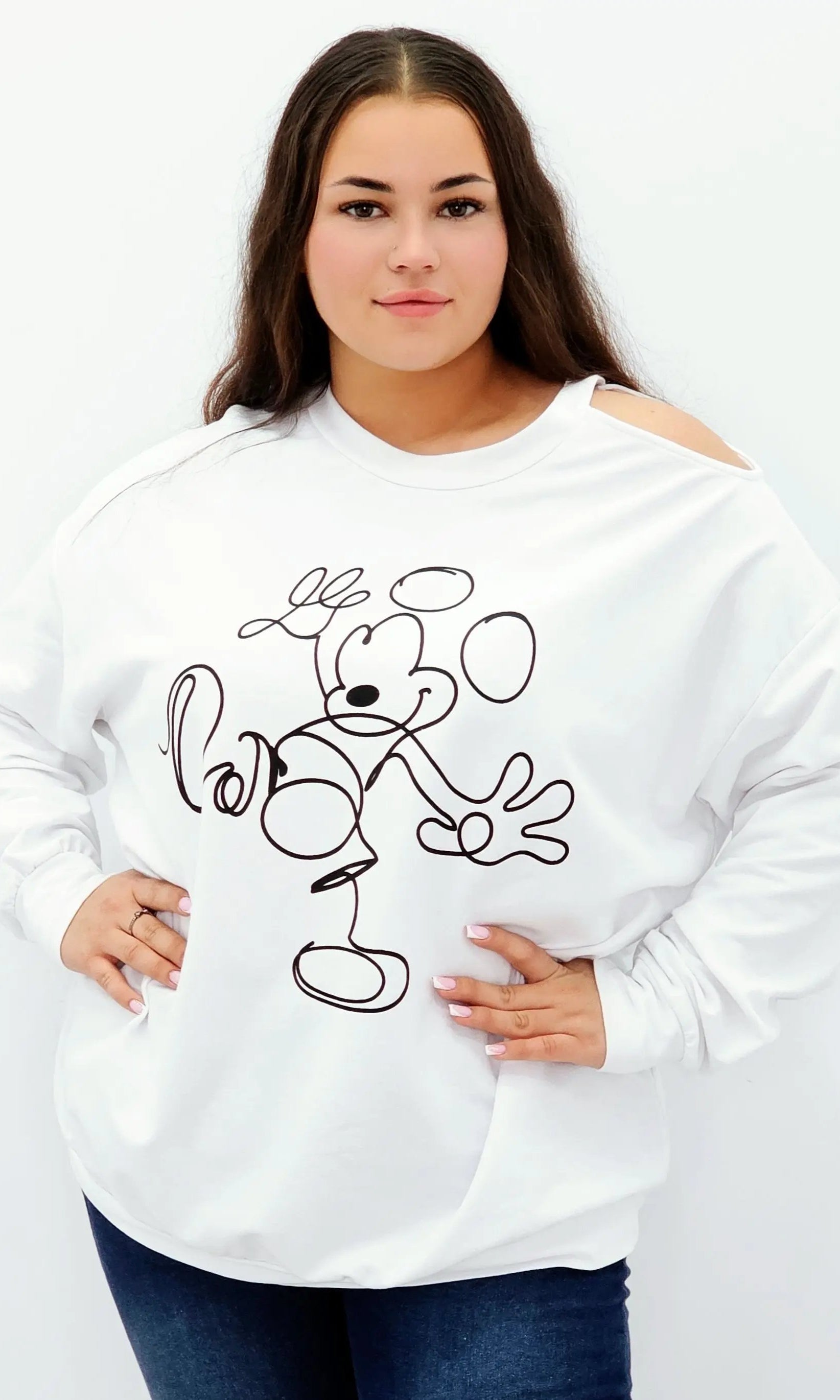 Bluza Damska z Nadrukiem Stylowa XL