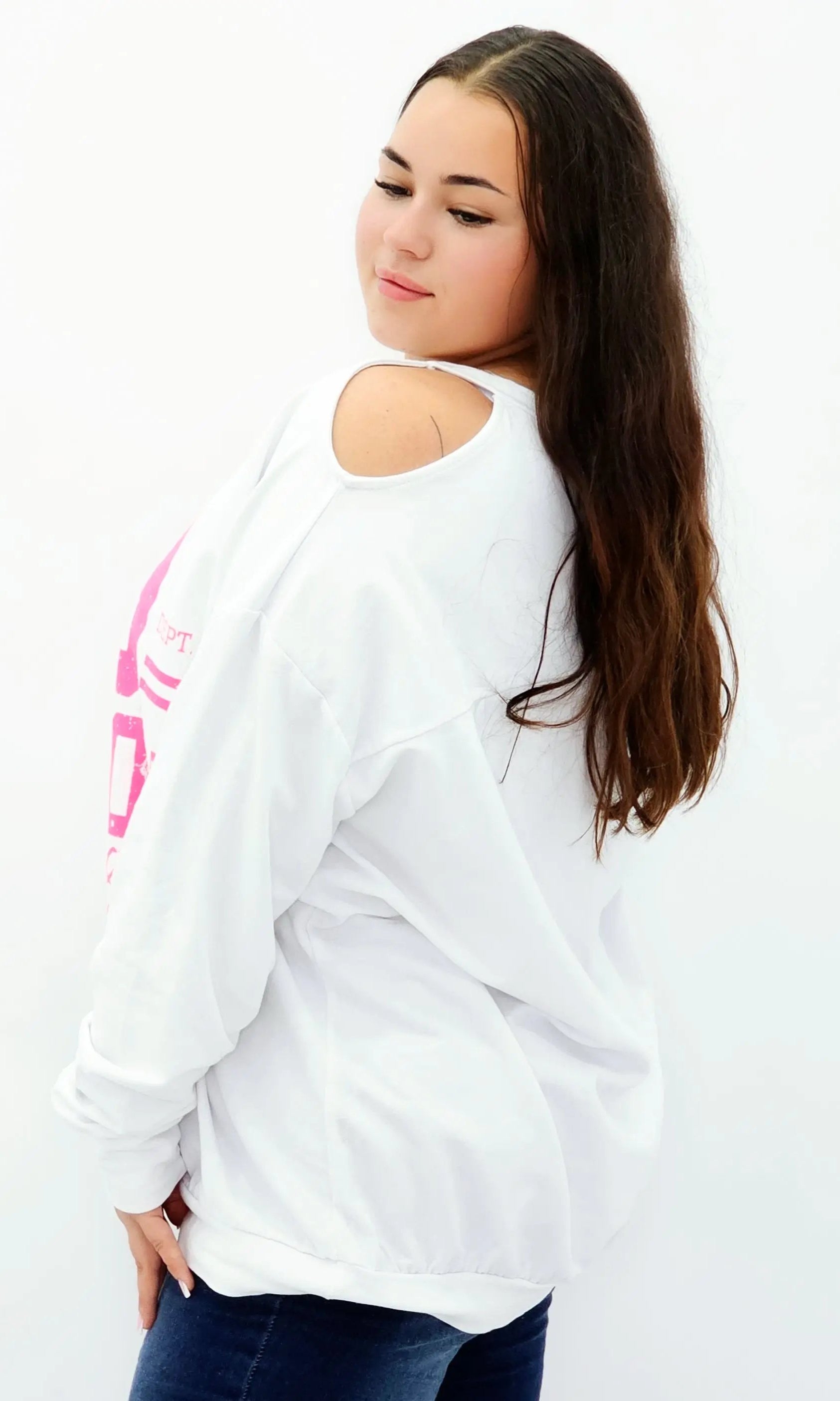 Bluza Damska z Nadrukiem Stylowa XL