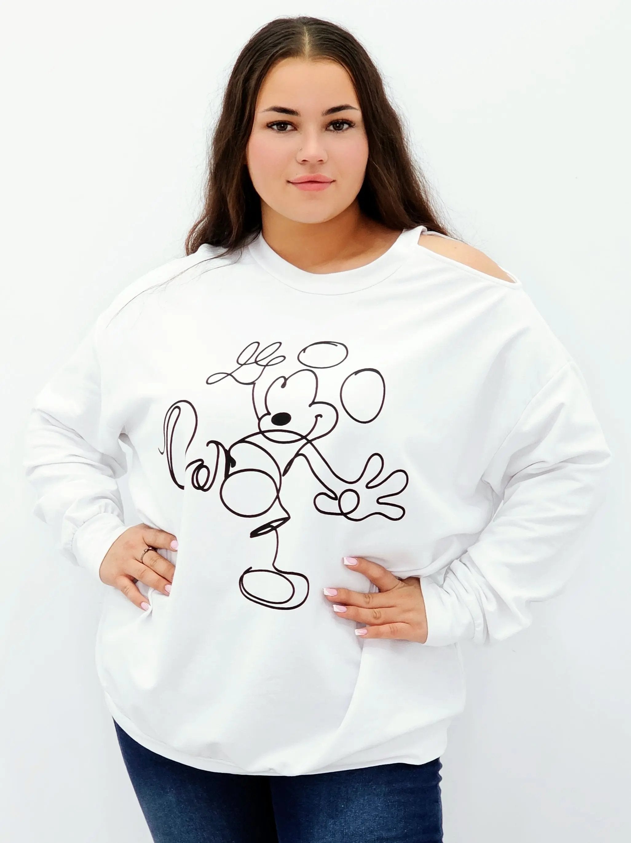 Bluza Damska z Nadrukiem Stylowa XL