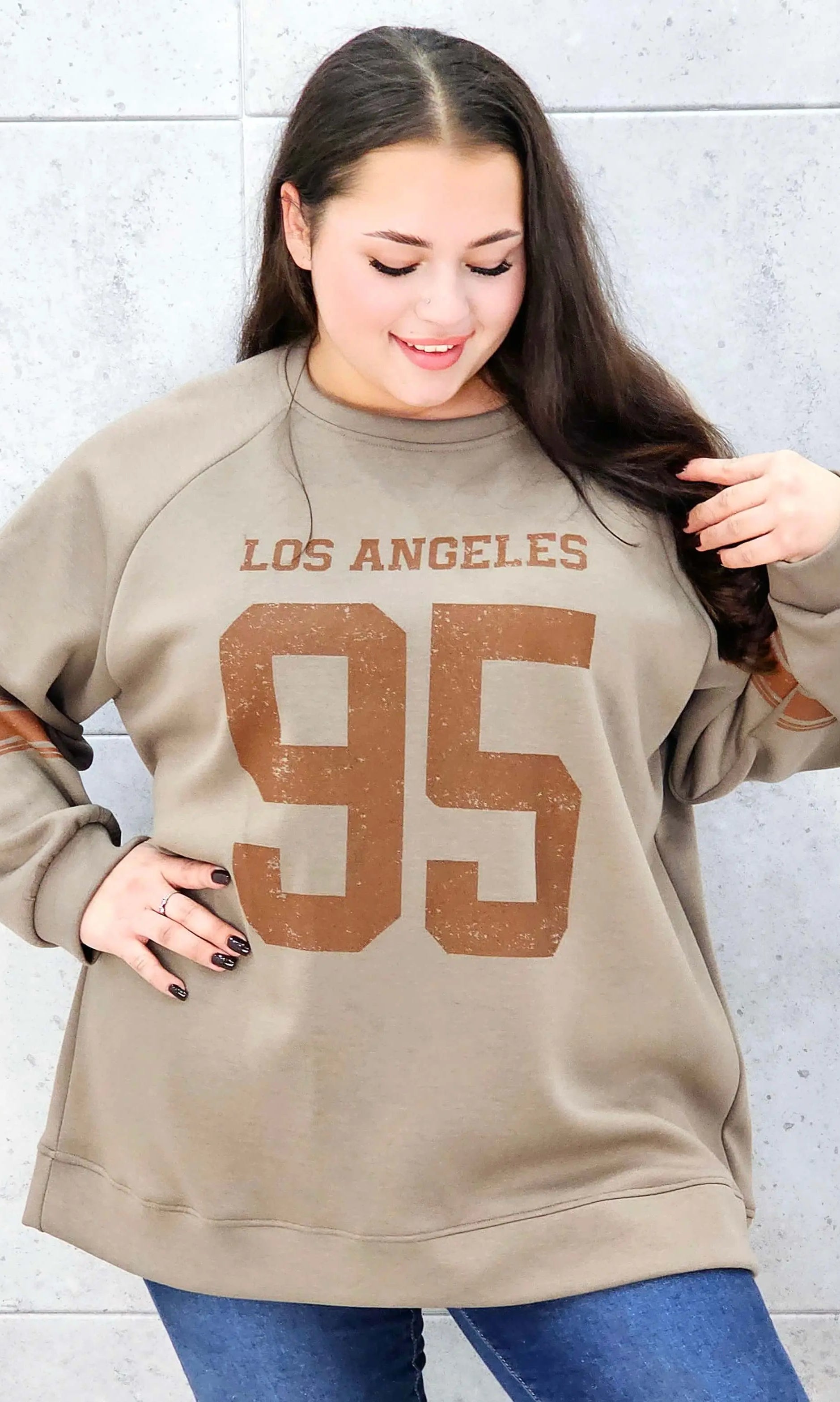 Bluza Plus Size oversize XXL Stylowa XL