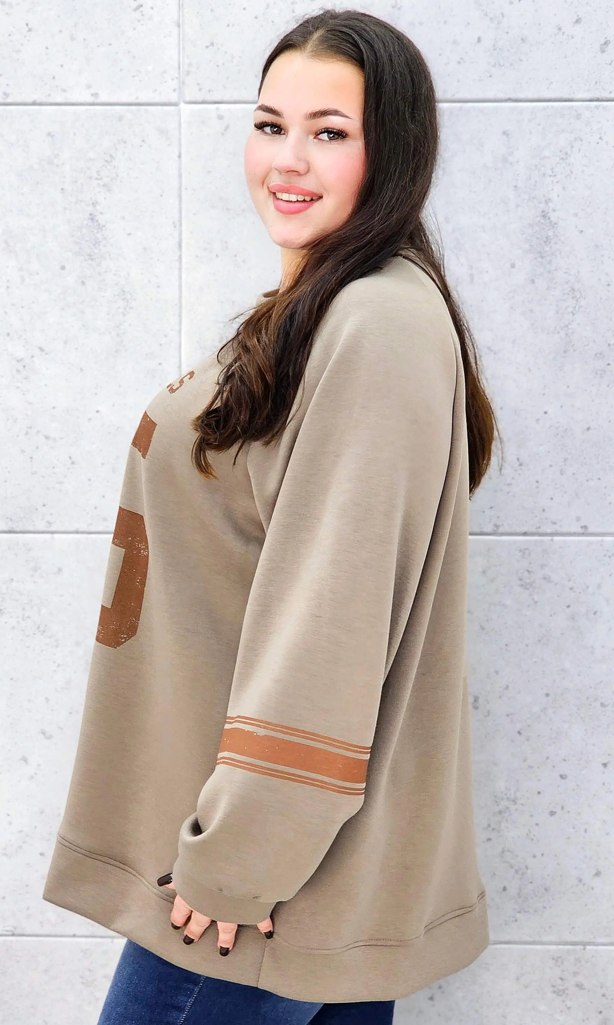 Bluza Plus Size oversize XXL Stylowa XL