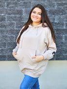 Bluza oversize z nadrukiem Stylowa XL