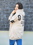 Bluza oversize z nadrukiem Stylowa XL