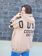 Bluza oversize z nadrukiem Stylowa XL