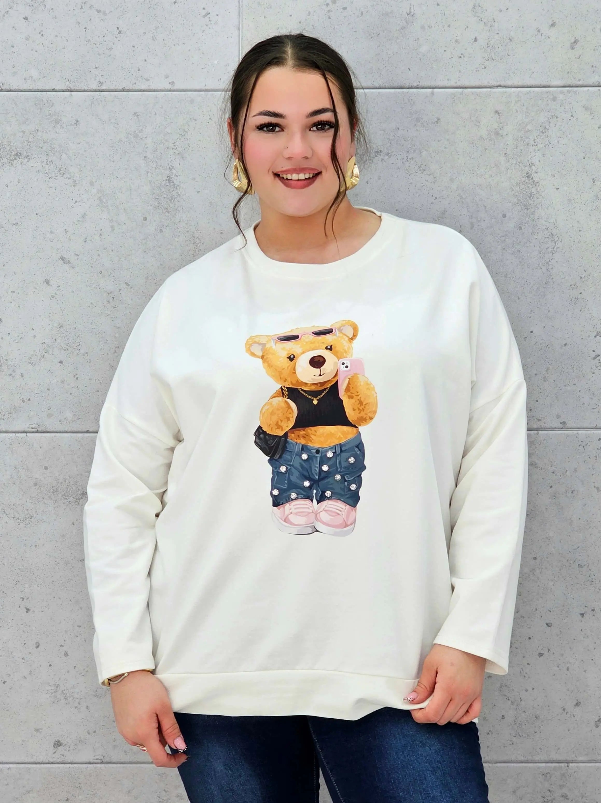 Bluza plus size StylowaXL z misiem – wygoda i styl w kobiecym wydaniu Stylowa XL