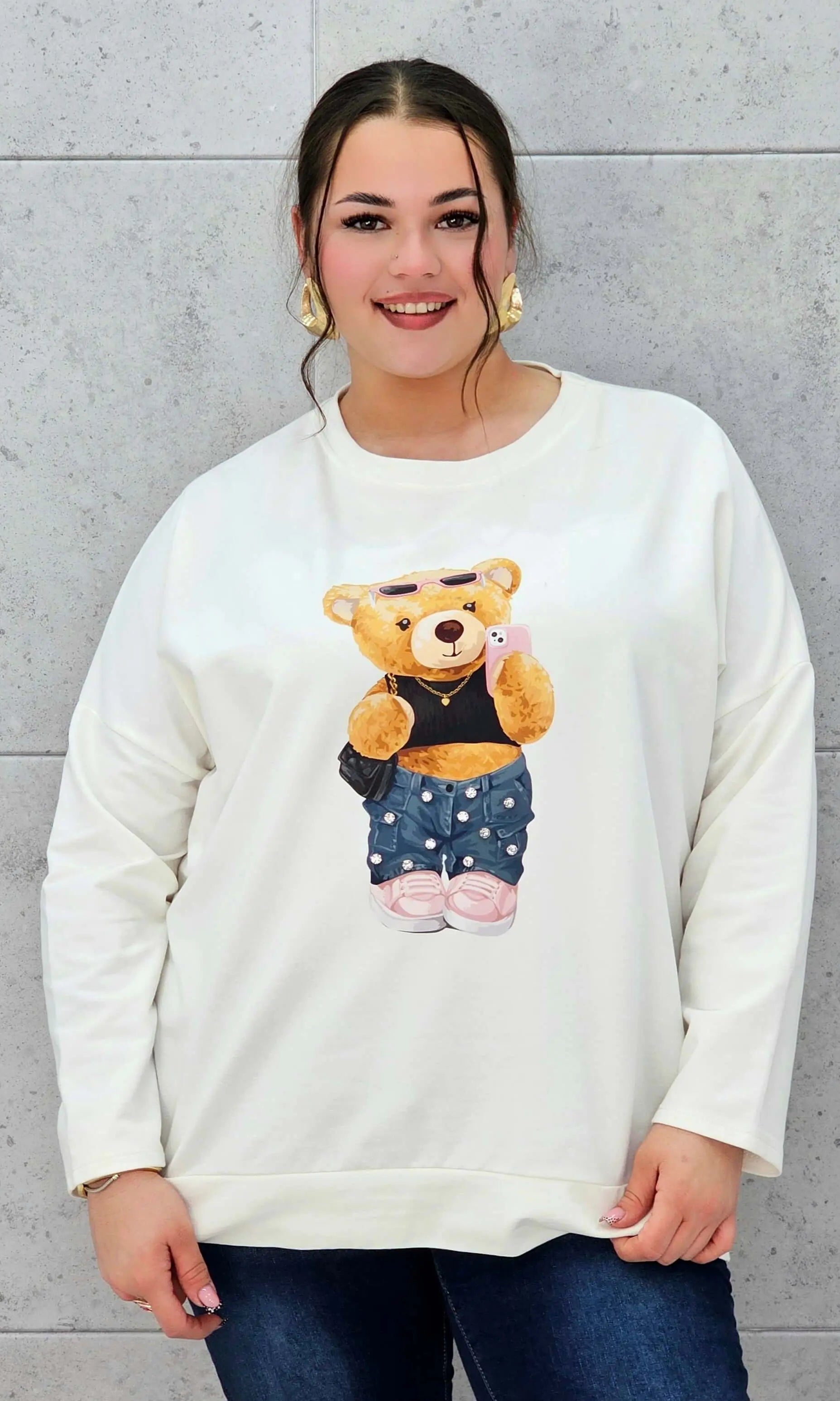 Bluza plus size StylowaXL z misiem – wygoda i styl w kobiecym wydaniu Stylowa XL