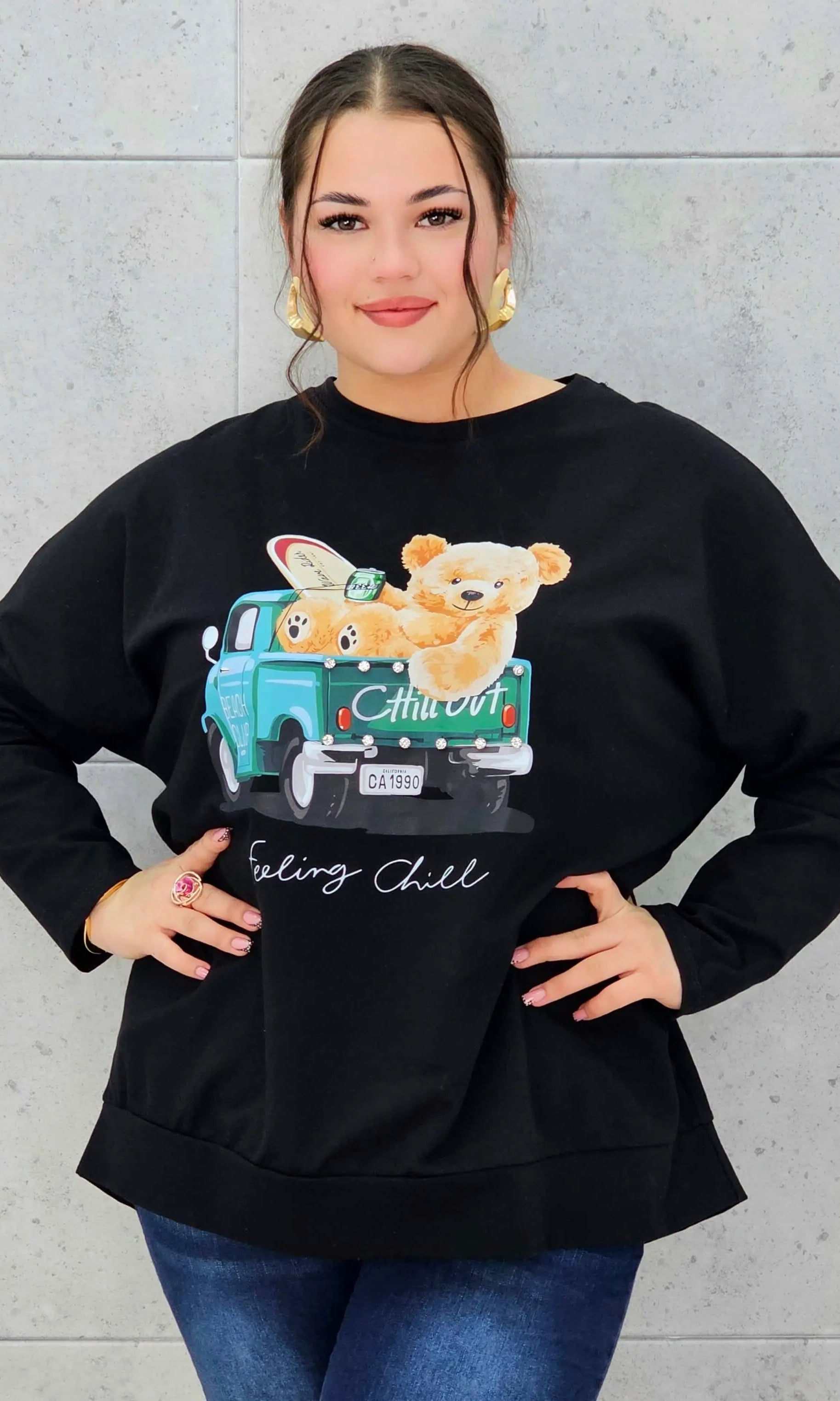 Bluza plus size StylowaXL z misiem – wygoda i styl w kobiecym wydaniu Stylowa XL