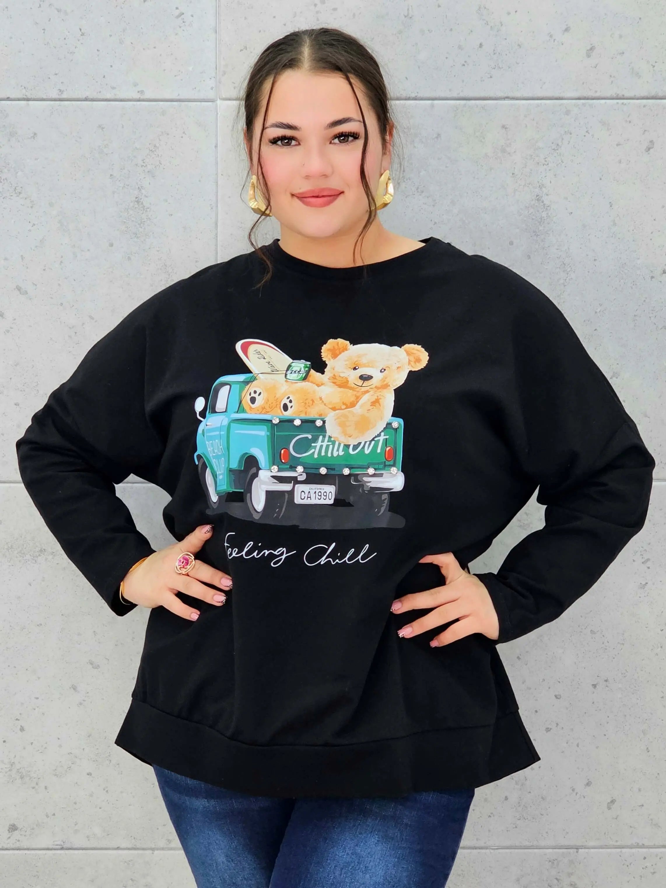 Bluza plus size StylowaXL z misiem – wygoda i styl w kobiecym wydaniu Stylowa XL