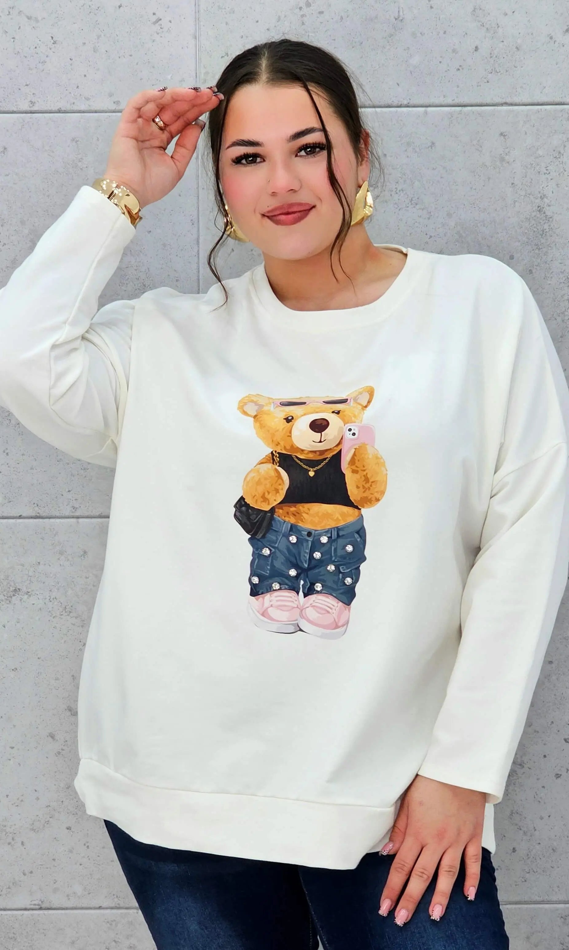 Bluza plus size StylowaXL z misiem – wygoda i styl w kobiecym wydaniu Stylowa XL