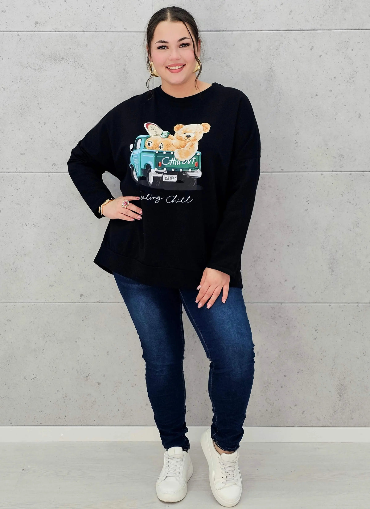 Bluza plus size StylowaXL z misiem – wygoda i styl w kobiecym wydaniu Stylowa XL