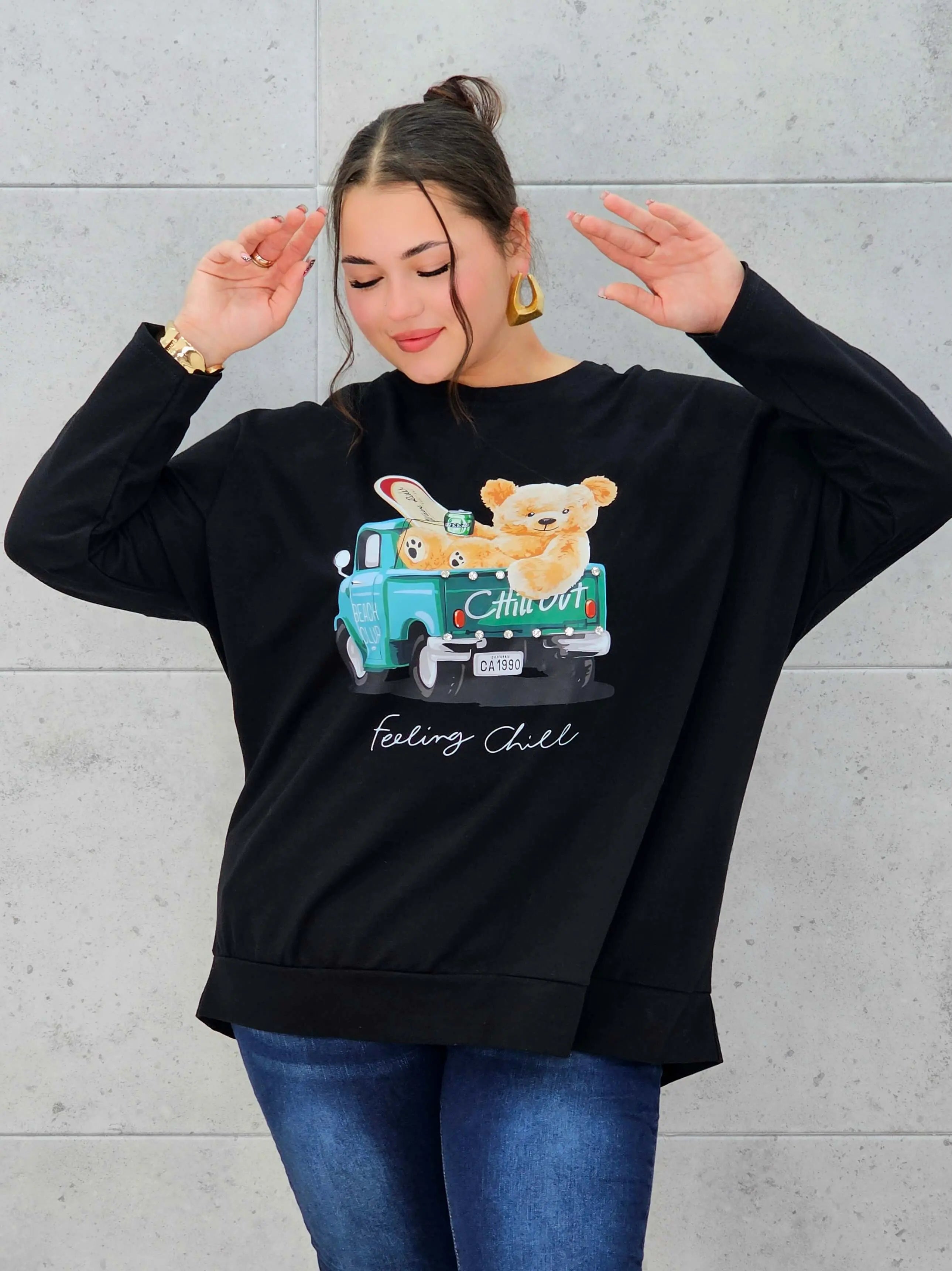 Bluza plus size StylowaXL z misiem – wygoda i styl w kobiecym wydaniu Stylowa XL