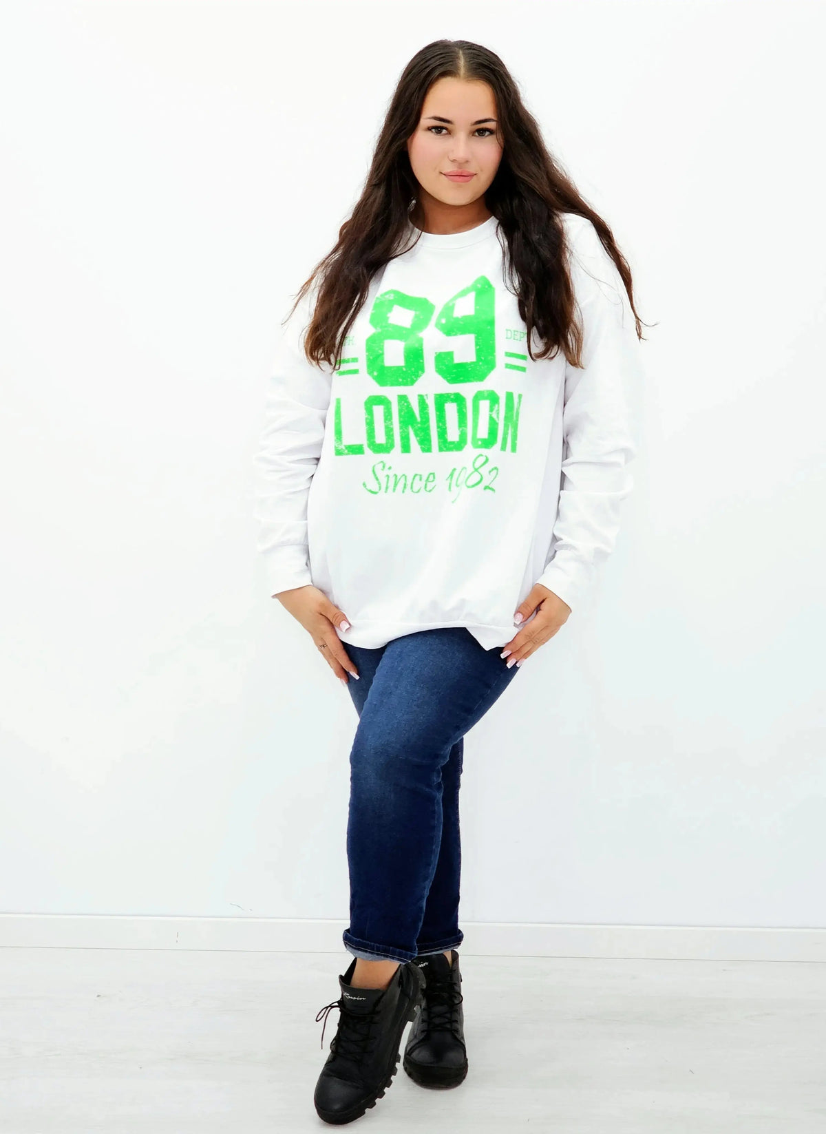 Bluza Damska z Nadrukiem Stylowa XL