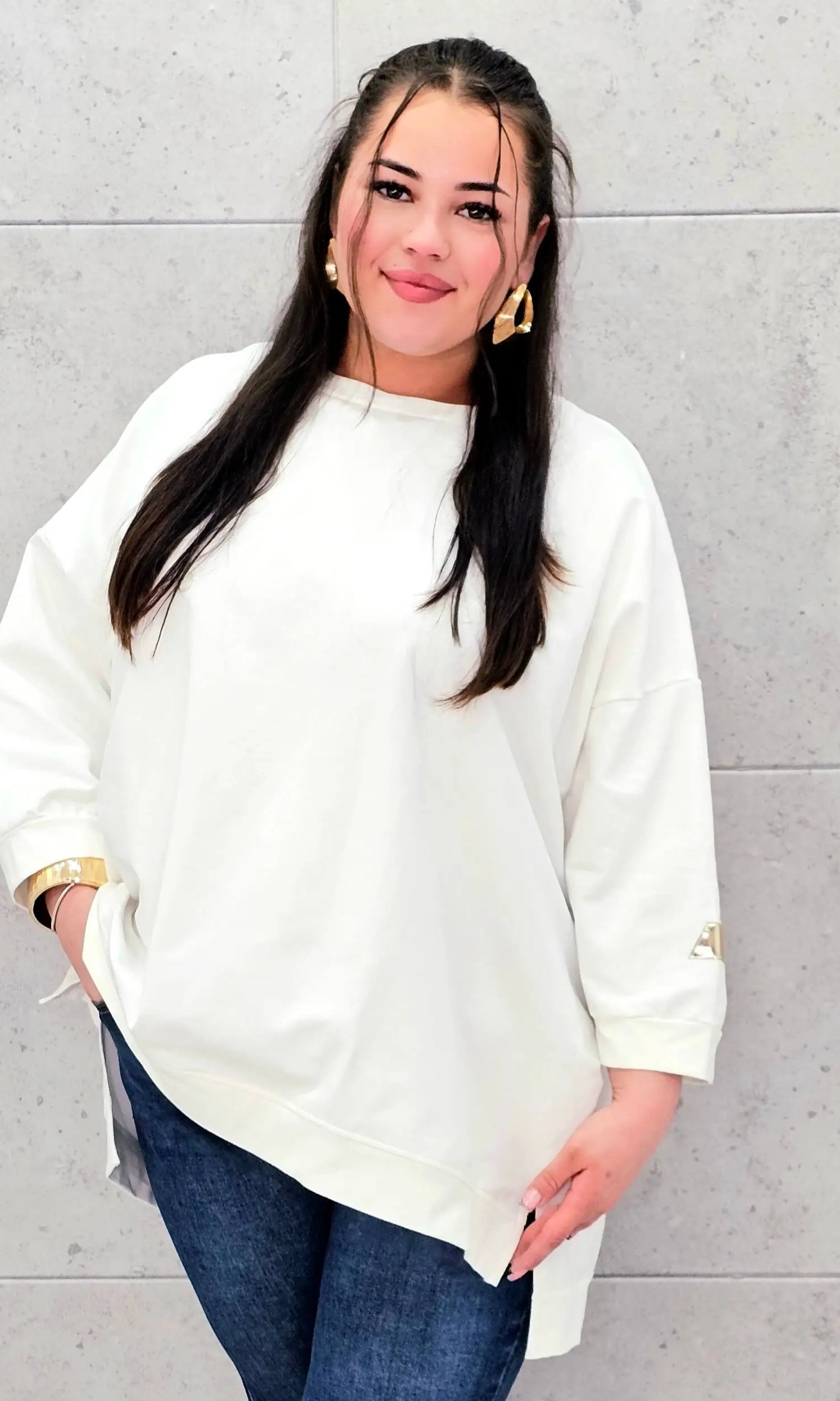 Bluza plus size oversize dla kobiet – wygodna bluza XXL idealna na każdy dzień Stylowa XL