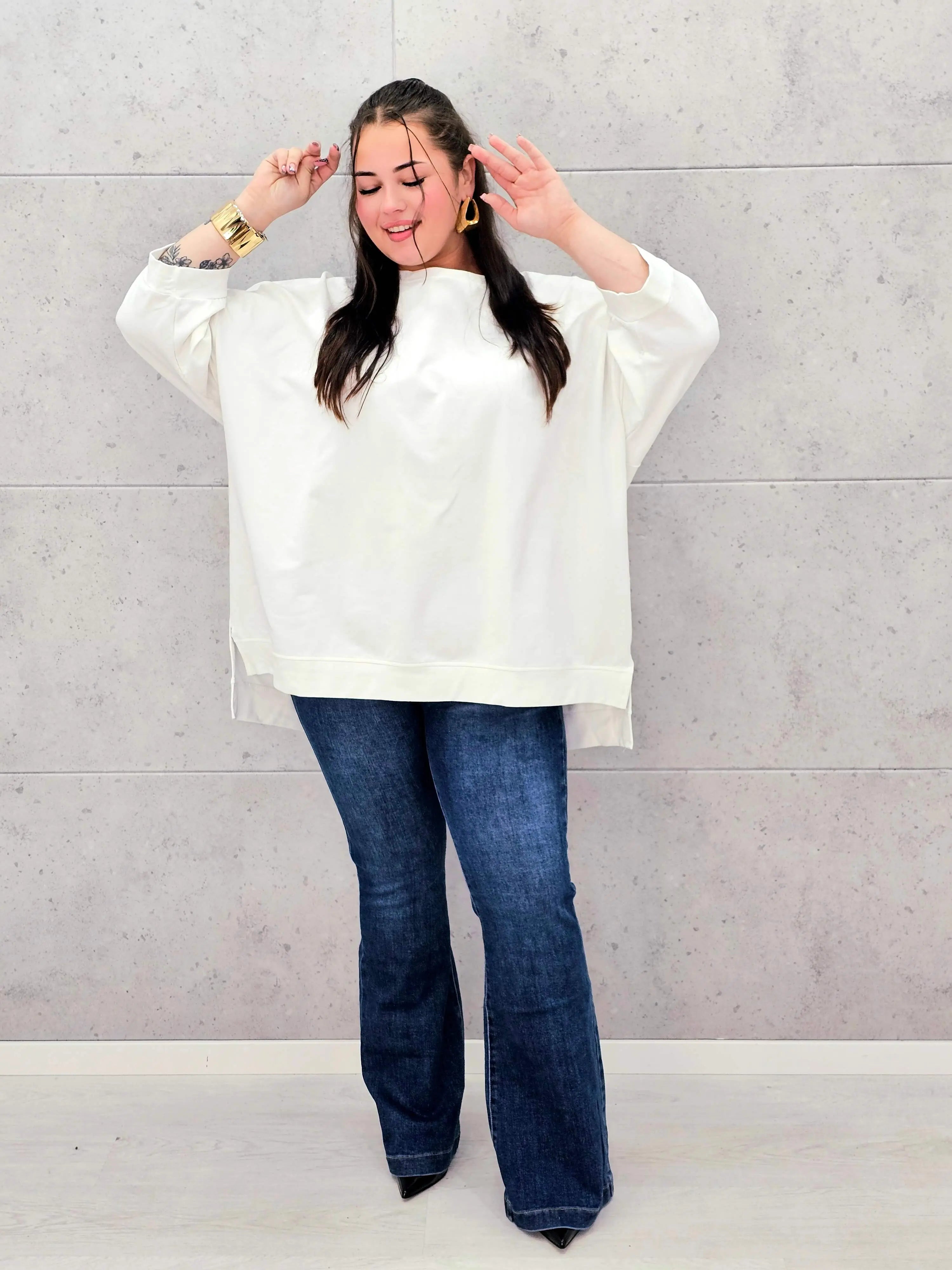Bluza plus size oversize dla kobiet – wygodna bluza XXL idealna na każdy dzień Stylowa XL