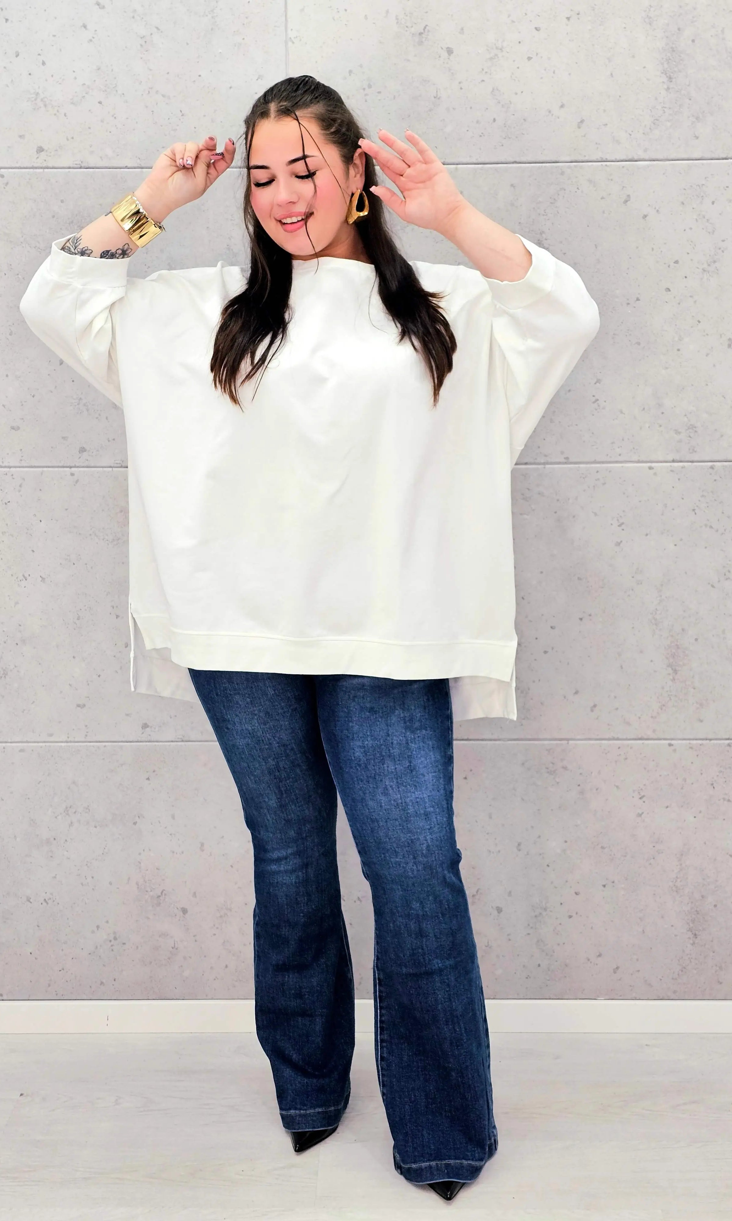 Bluza plus size oversize dla kobiet – wygodna bluza XXL idealna na każdy dzień Stylowa XL