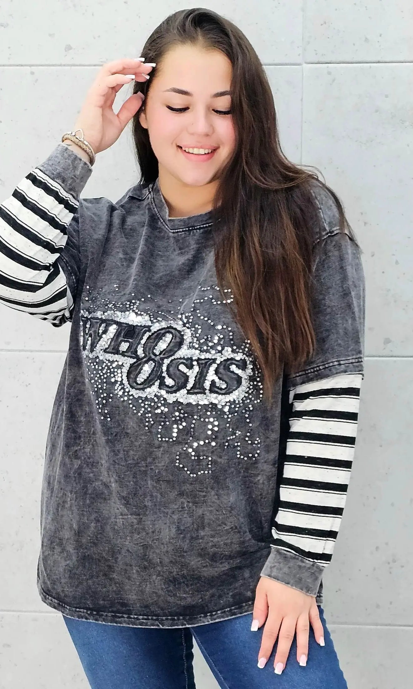 Bluza plus size w casualowym stylu – modna odzież XXL dla kobiet Stylowa XL