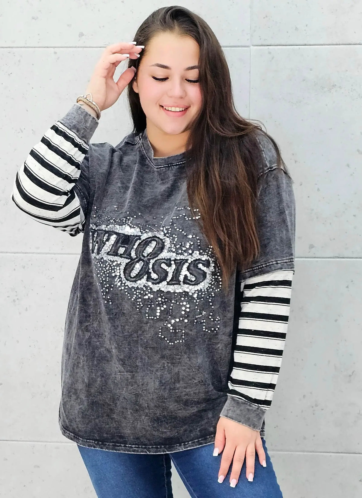 Bluza plus size w casualowym stylu – modna odzież XXL dla kobiet Stylowa XL