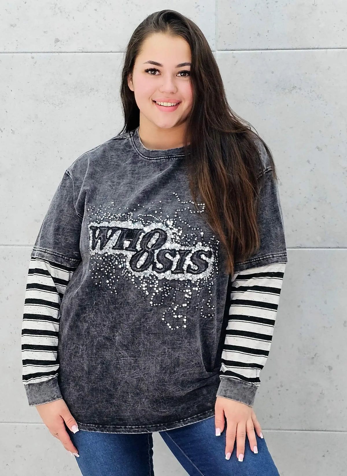 Bluza plus size w casualowym stylu – modna odzież XXL dla kobiet Stylowa XL