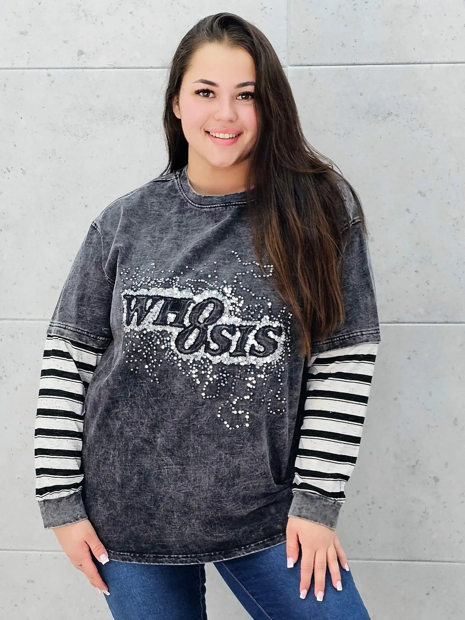 Bluza plus size w casualowym stylu – modna odzież XXL dla kobiet Stylowa XL