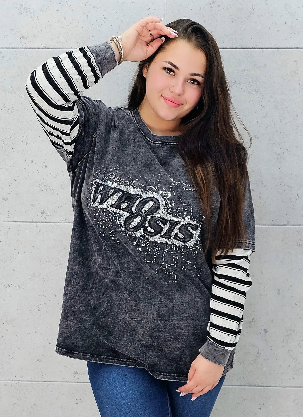 Bluza plus size w casualowym stylu – modna odzież XXL dla kobiet Stylowa XL