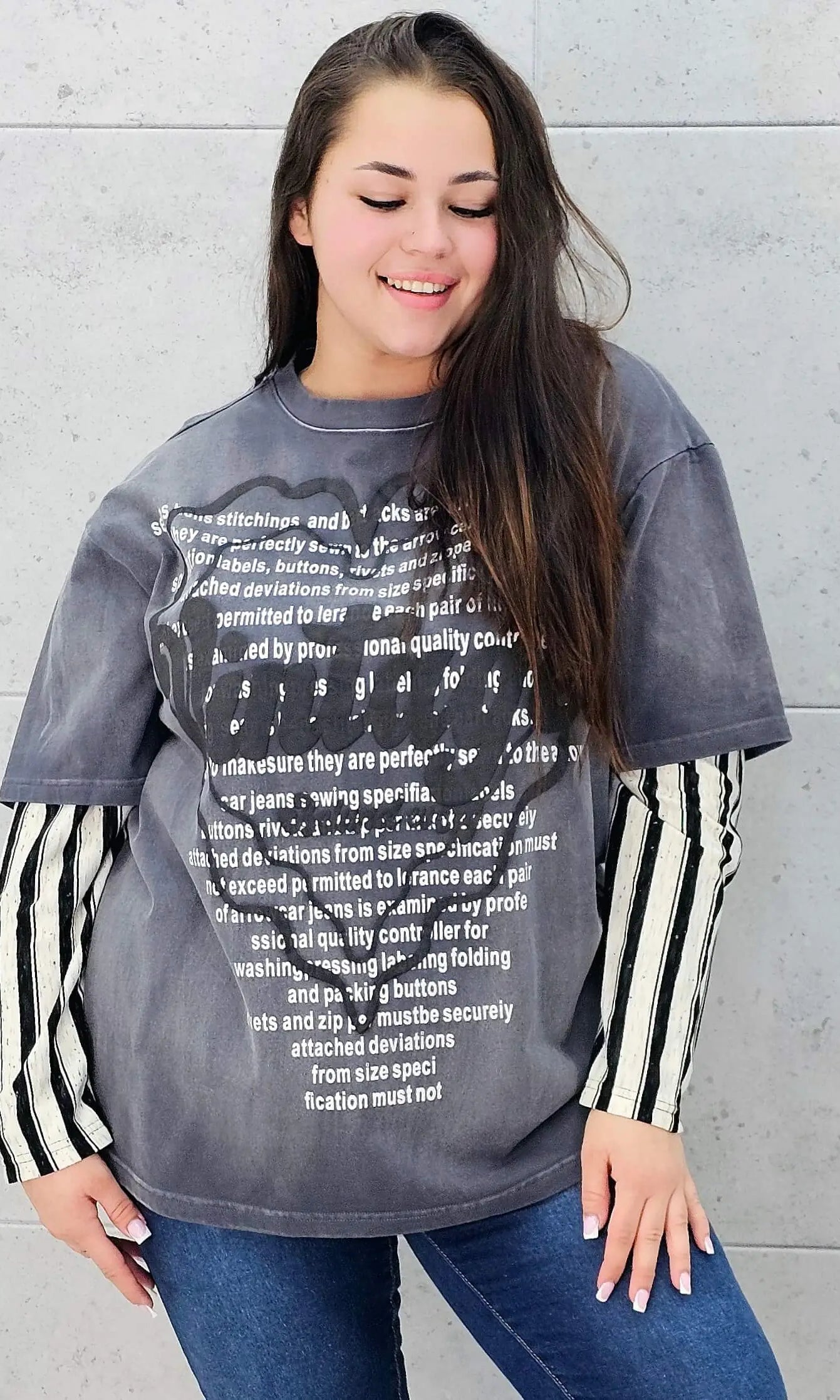 Bluza plus size w casualowym stylu – modna odzież XXL dla kobiet Stylowa XL