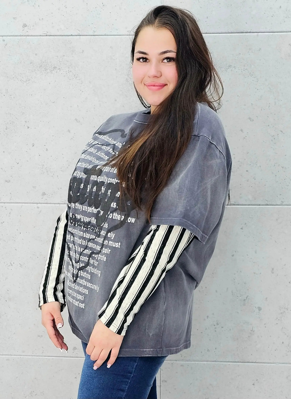 Bluza plus size w casualowym stylu – modna odzież XXL dla kobiet Stylowa XL