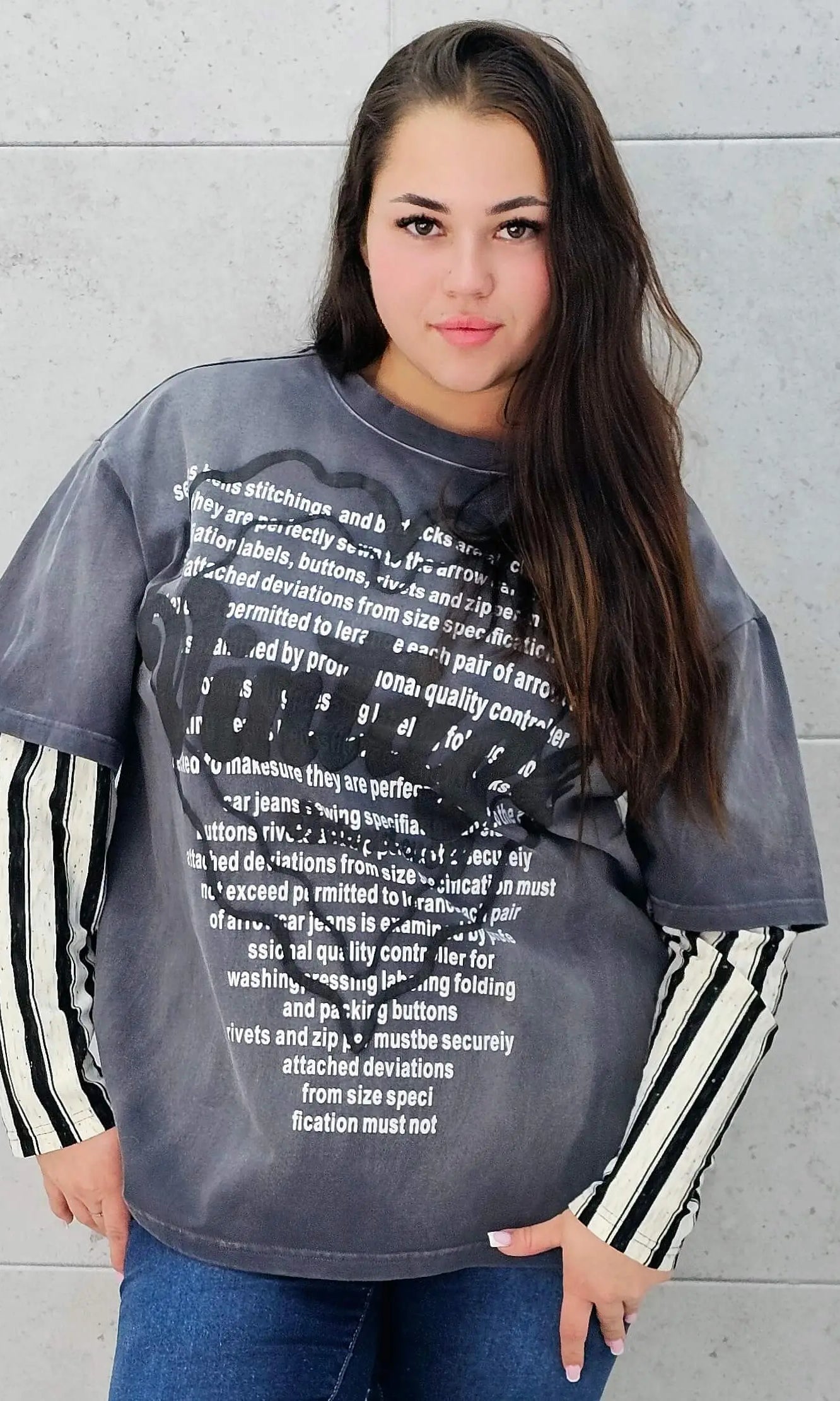 Bluza plus size w casualowym stylu – modna odzież XXL dla kobiet Stylowa XL