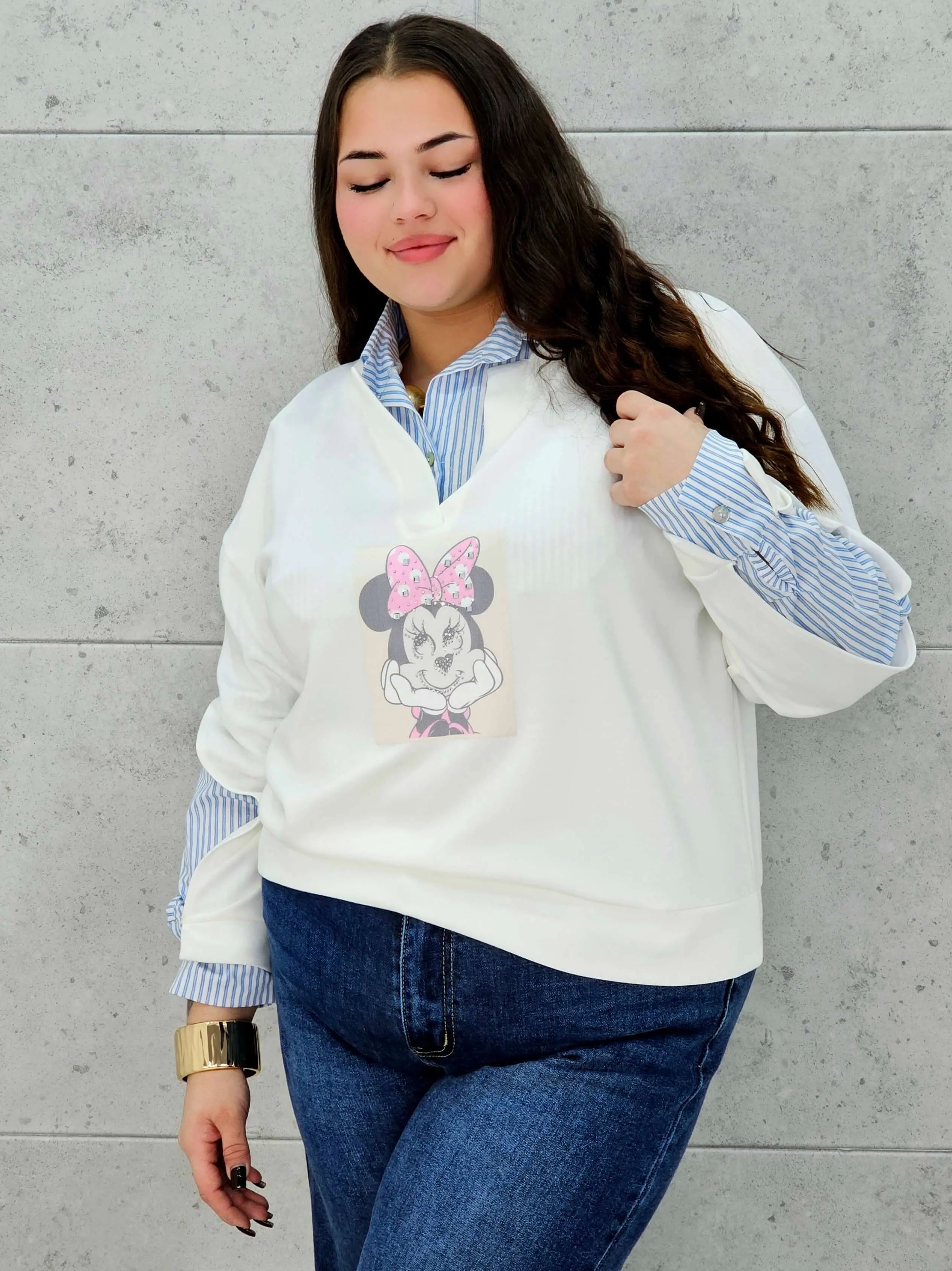 Bluza plus size z motywem Minnie – modna, wygodna i pełna uroku | Stylowa Stylowa XL