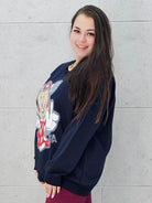 Bluza plus size z nadrukiem Minnie – modna i wygodna bluza XXL Stylowa XL