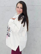 Bluza plus size z nadrukiem Minnie – modny oversize Stylowa XL