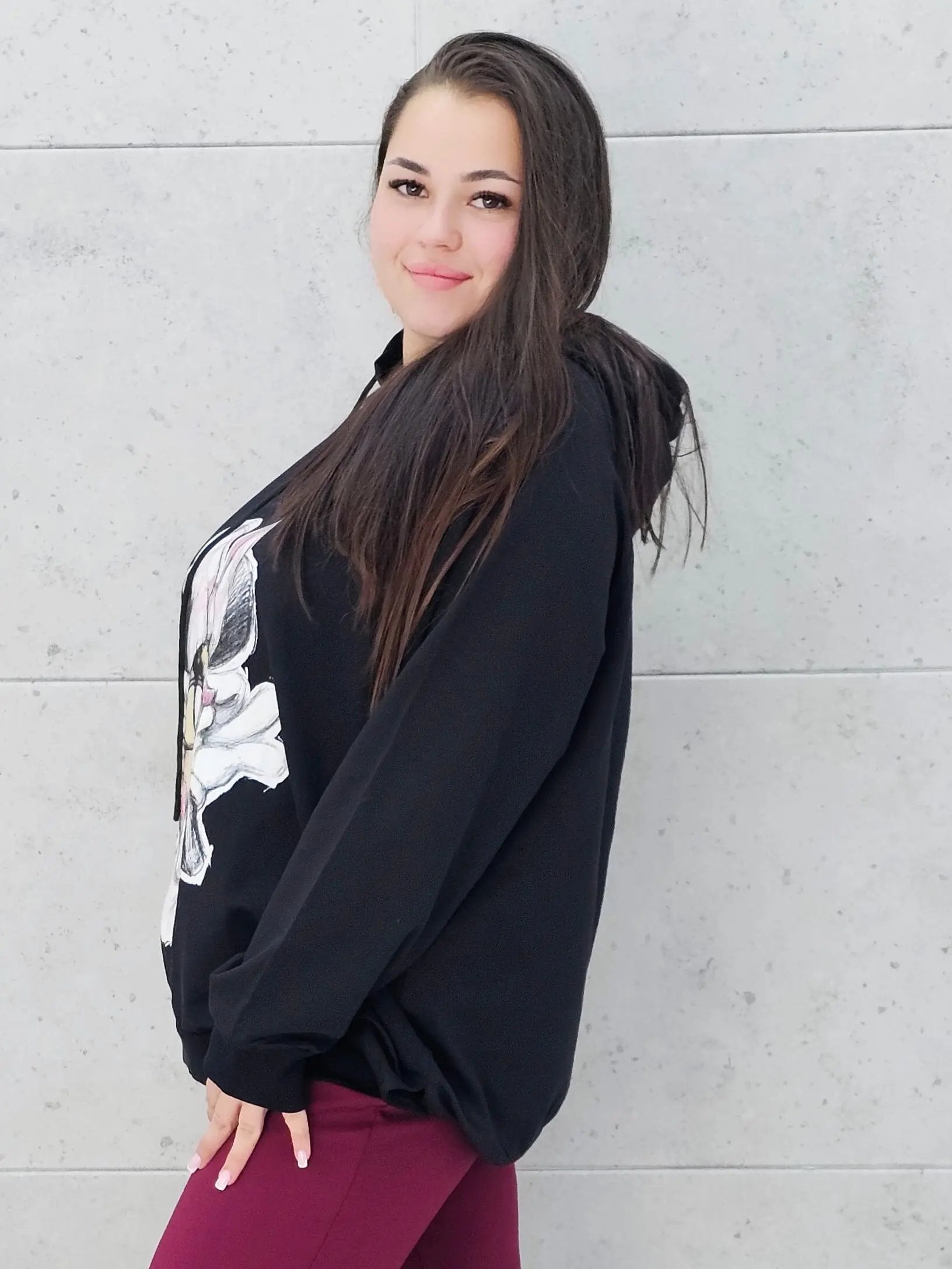 Bluza plus size z nadrukiem Minnie – modny oversize Stylowa XL