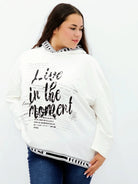 Bluza z kapturem i wstawkami napisów Stylowa XL