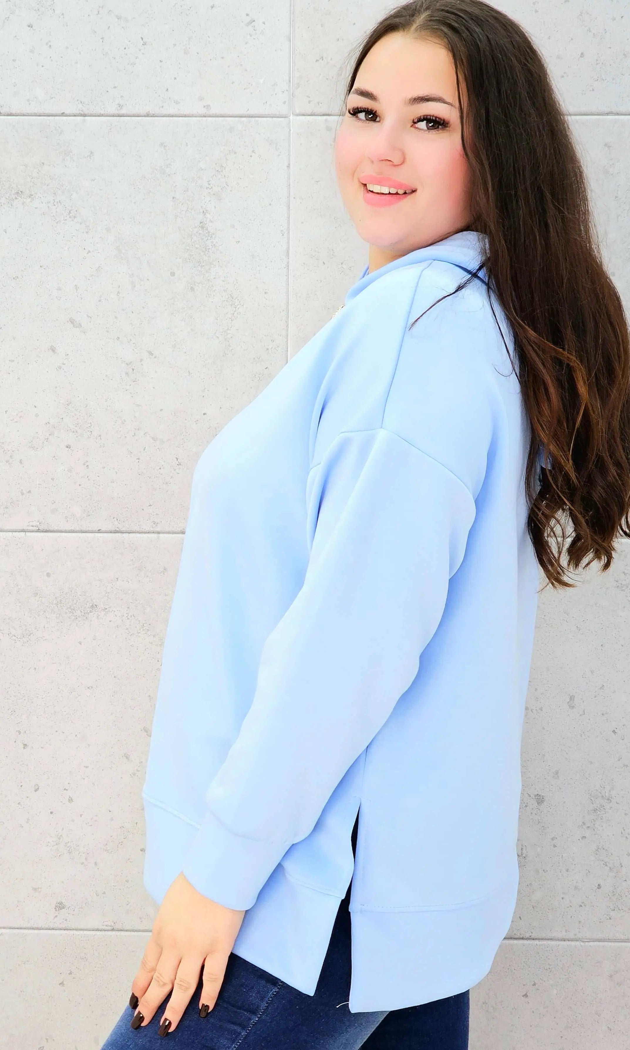 Bluza z kapturem o maślanej miękkości Stylowa XL