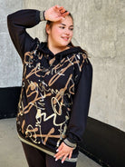 Bluza z kapturem z nadrukiem Stylowa XL